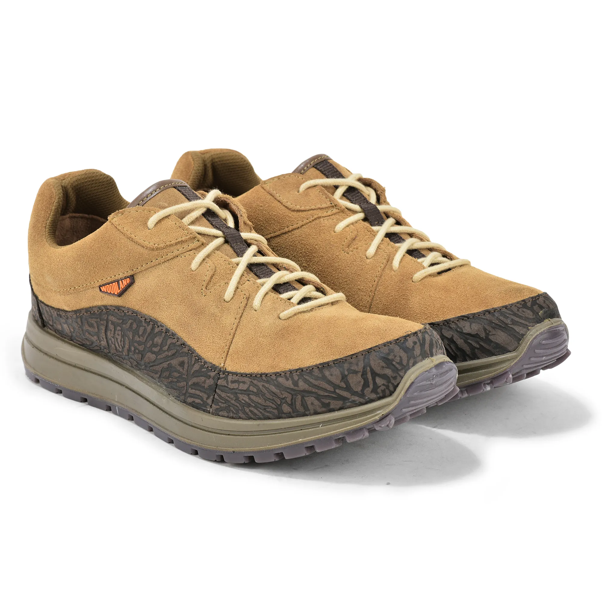 Woodland Rugged Camel Men Suede Casual Lace-up Shoes - Thumbnail 7