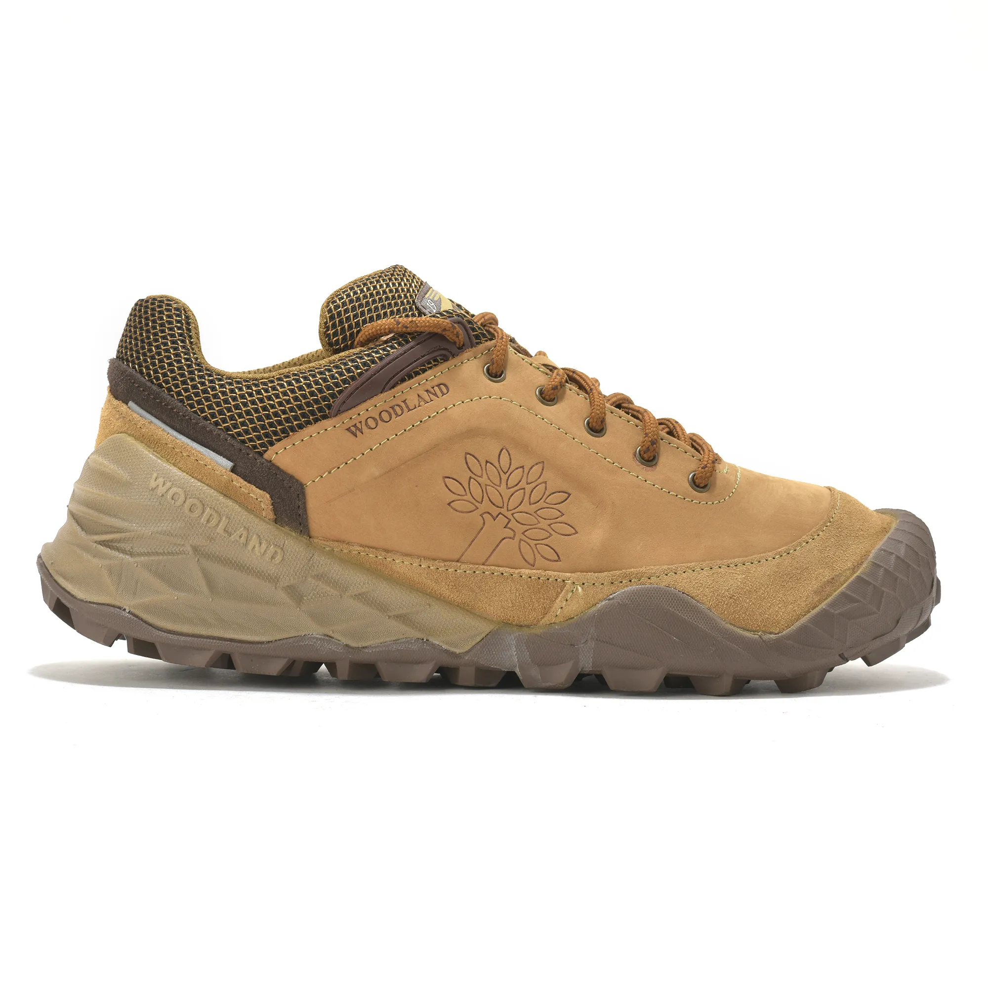 Woodland Camel Suede LiteCraft Lace Casuals - Thumbnail 2