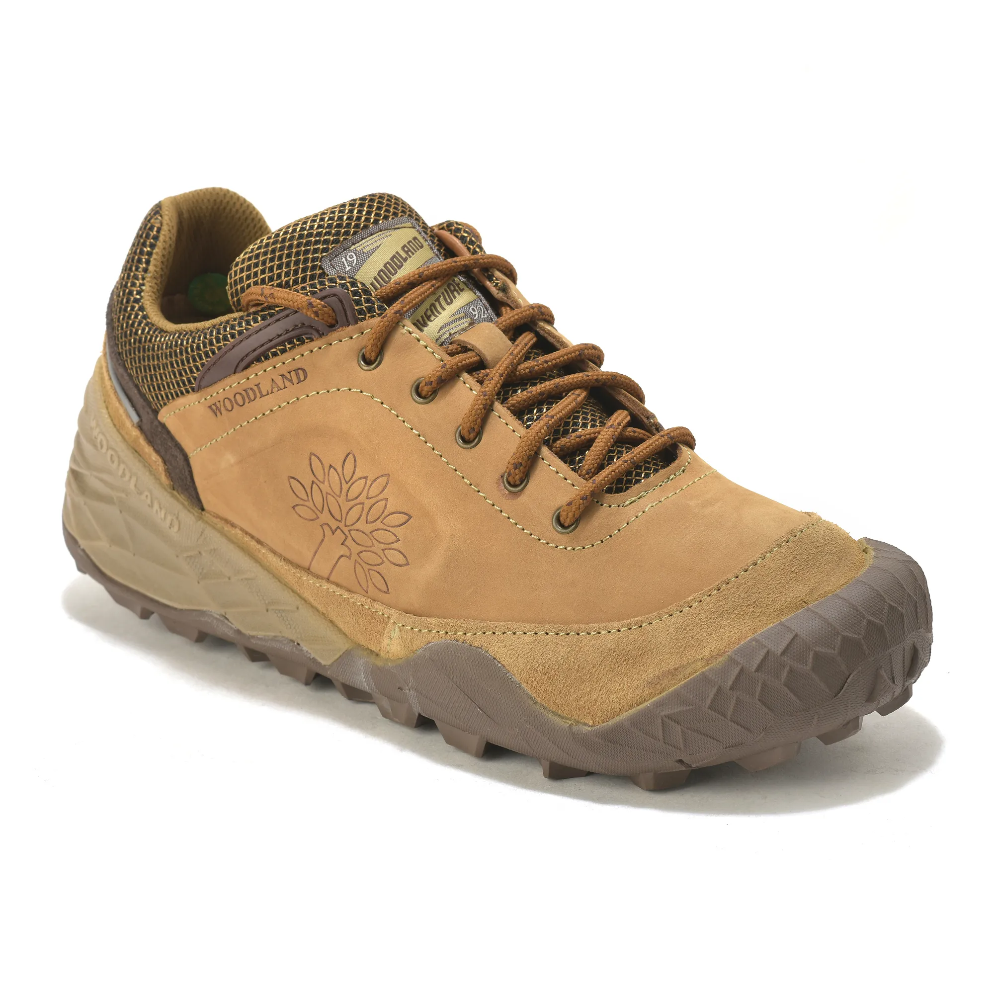 Woodland Camel Suede LiteCraft Lace Casuals - Thumbnail 3