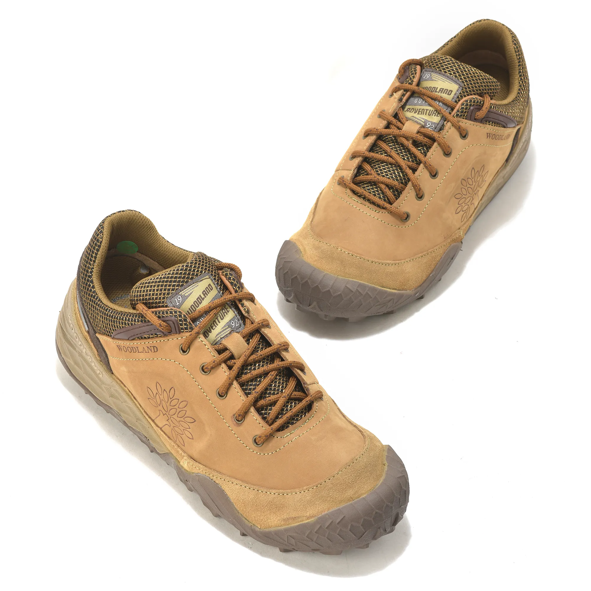 Woodland Camel Suede LiteCraft Lace Casuals - Thumbnail 4