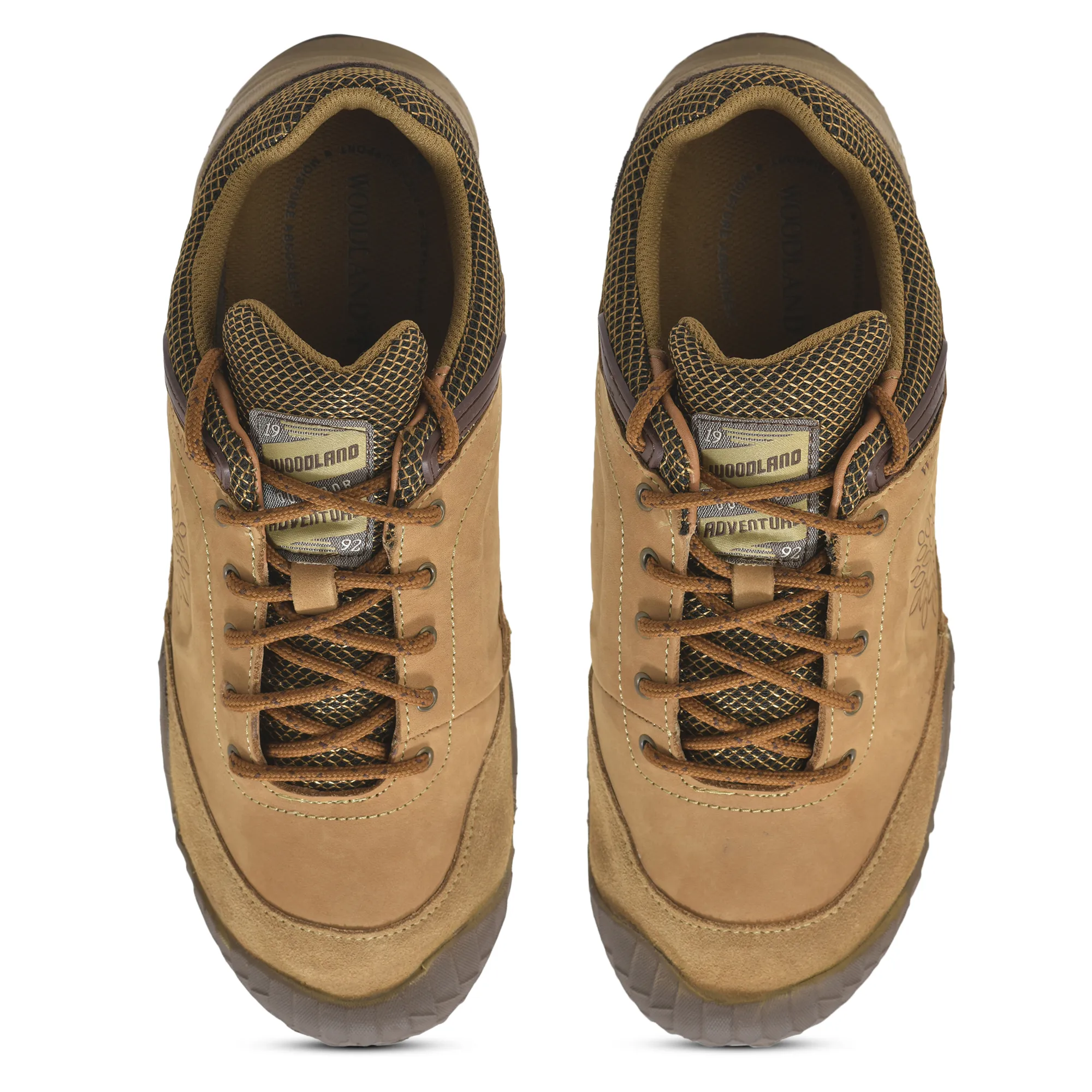 Woodland Camel Suede LiteCraft Lace Casuals - Thumbnail 5
