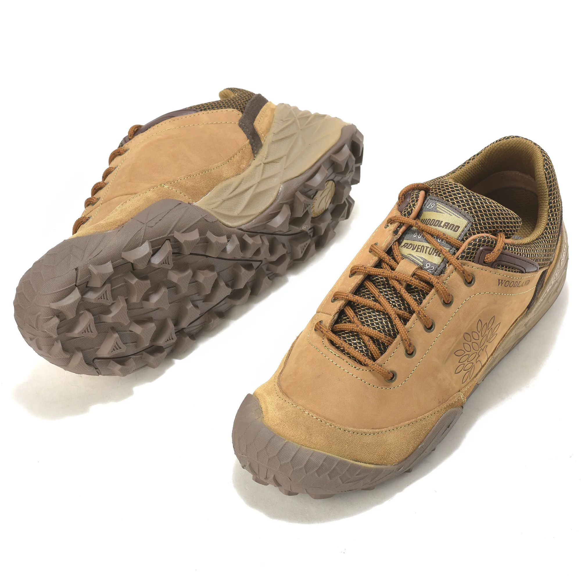 Woodland Camel Suede LiteCraft Lace Casuals - Thumbnail 6
