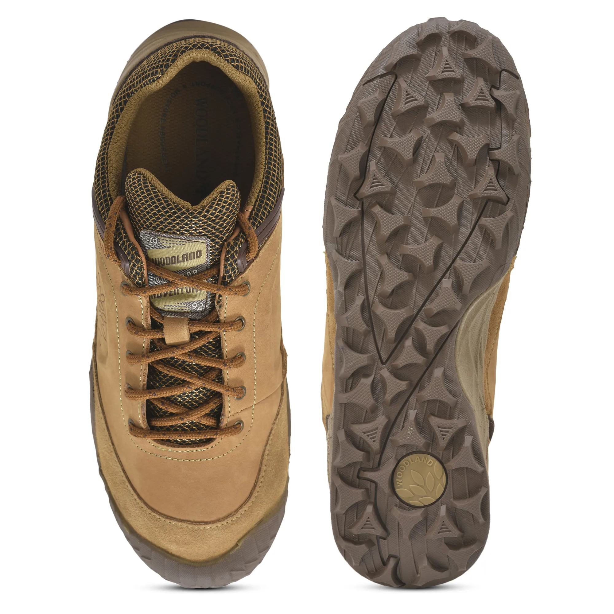 Woodland Camel Suede LiteCraft Lace Casuals - Thumbnail 9
