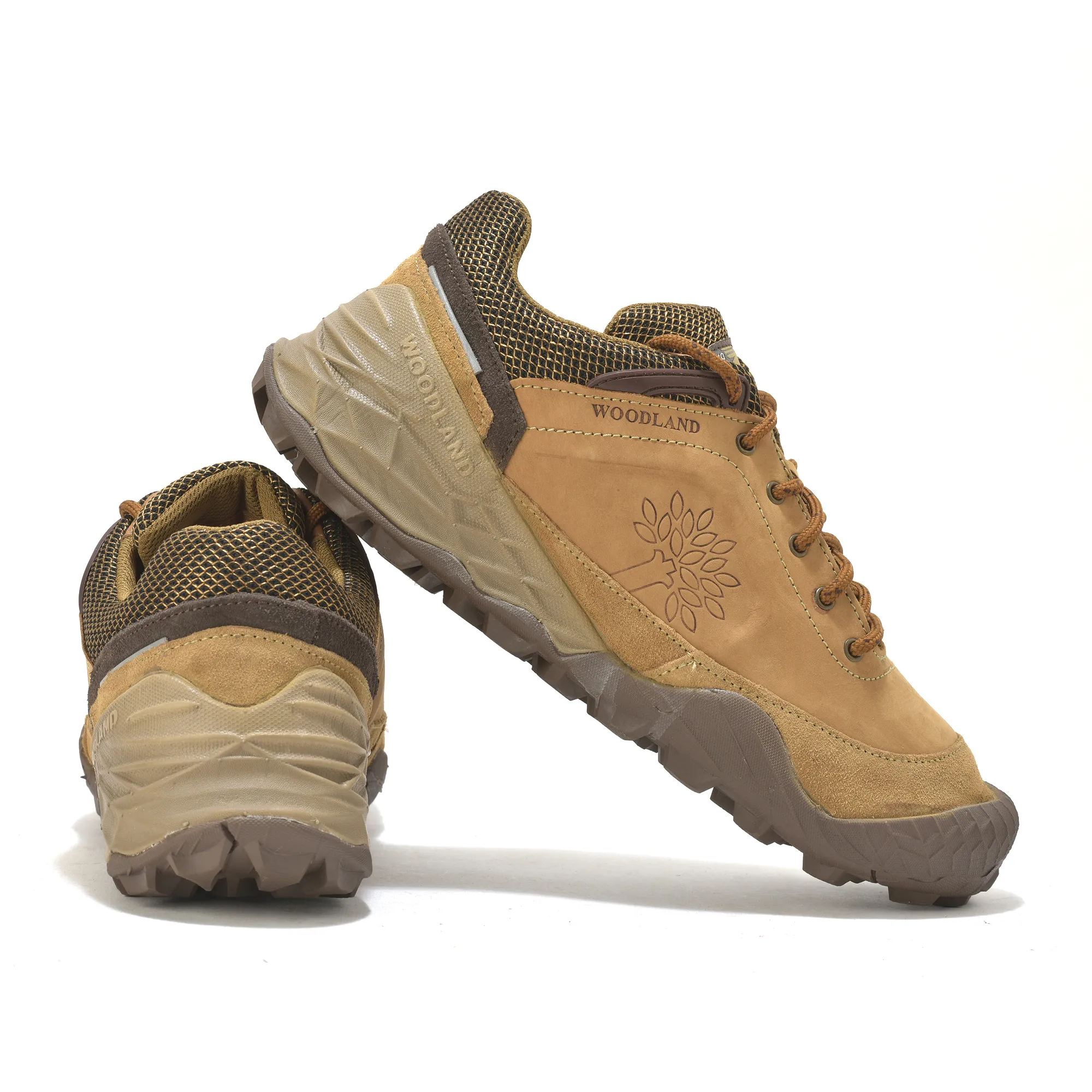 Woodland Camel Suede LiteCraft Lace Casuals - Thumbnail 10