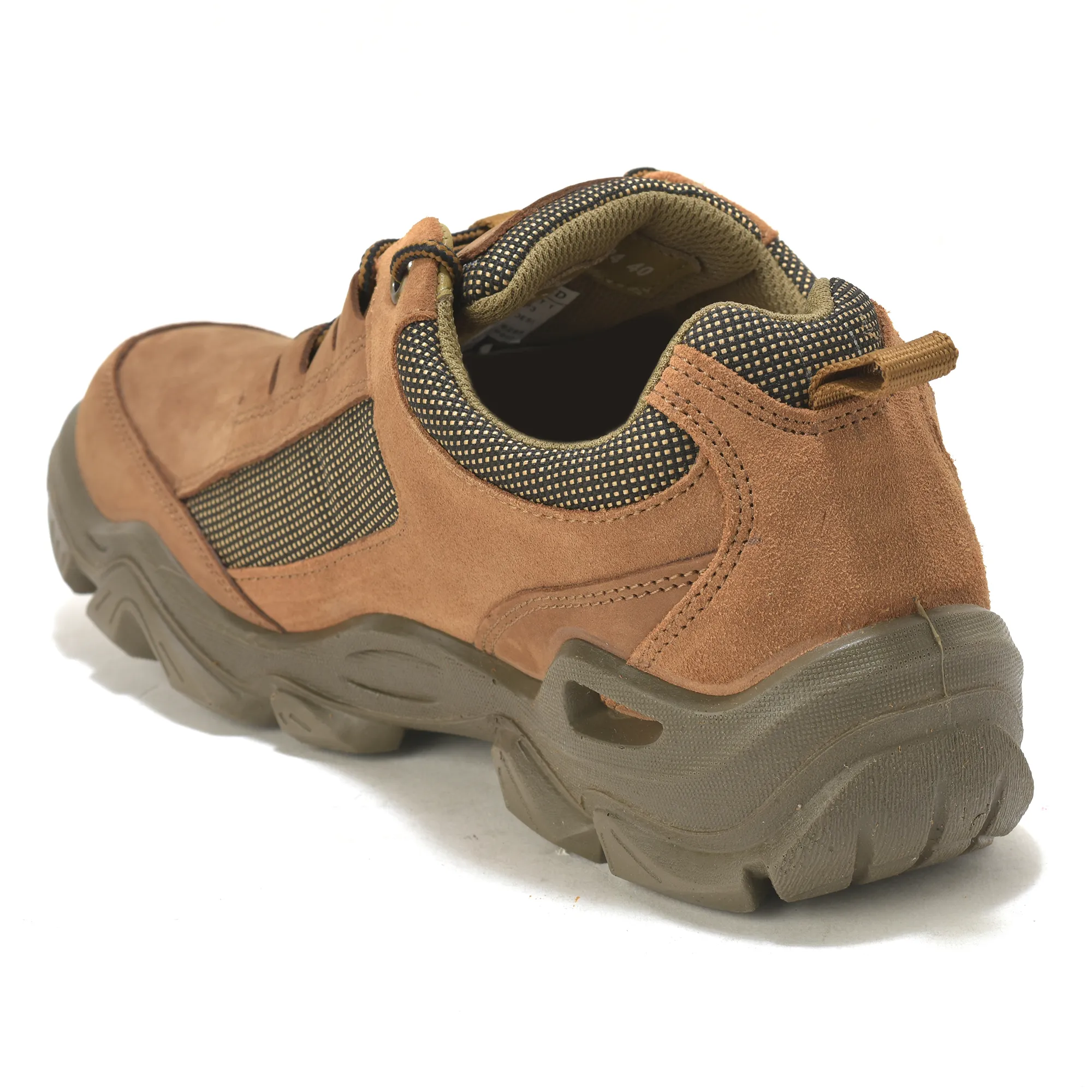 Woodland Cashew Brown Suede LineCut Lace Casuals - Thumbnail 7