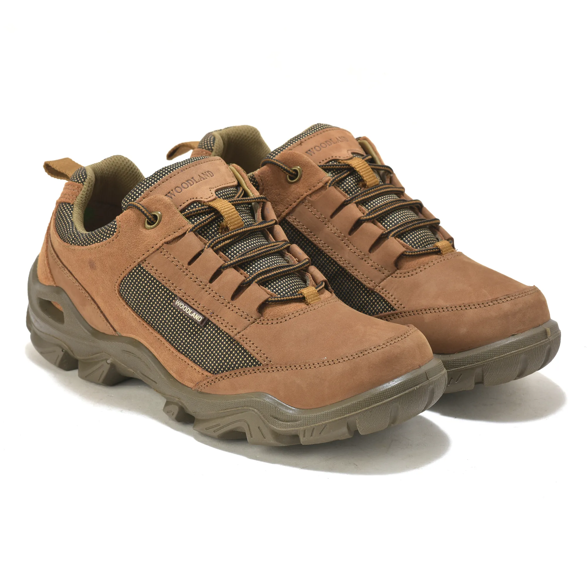 Woodland Cashew Brown Suede LineCut Lace Casuals - Thumbnail 8