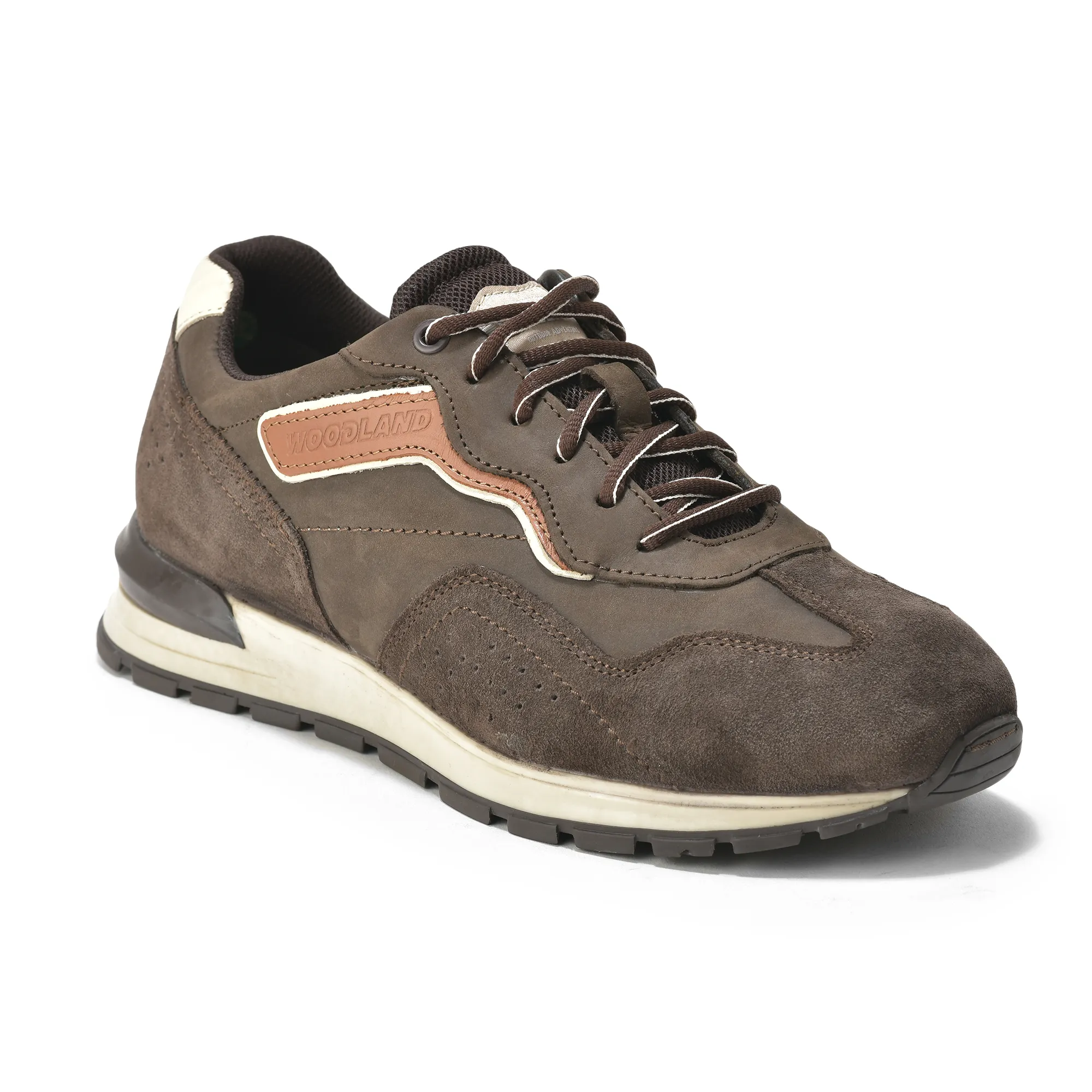 Premium Suede Brown Casual Sneaker Shoes  - Thumbnail 3