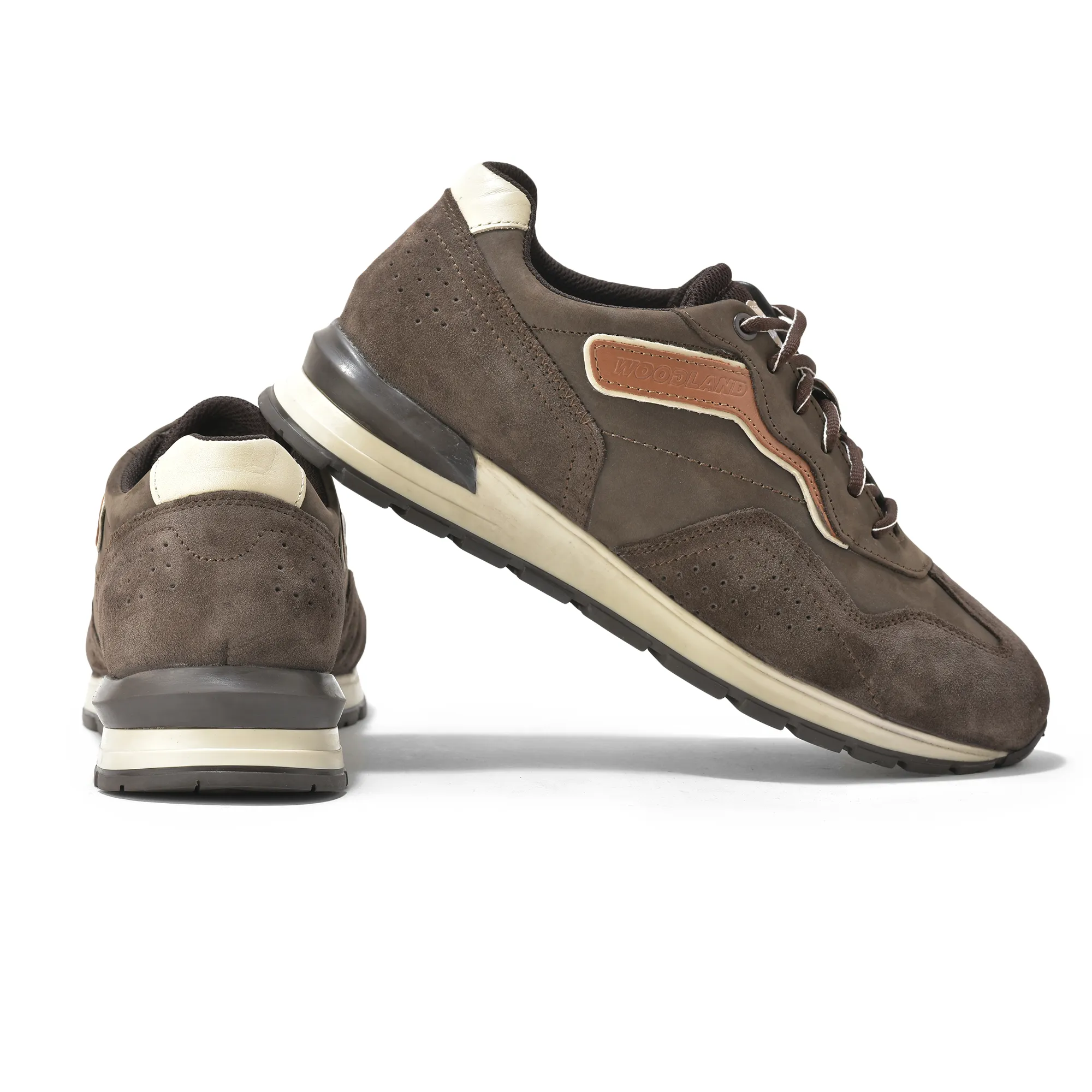 Premium Suede Brown Casual Sneaker Shoes  - Thumbnail 10