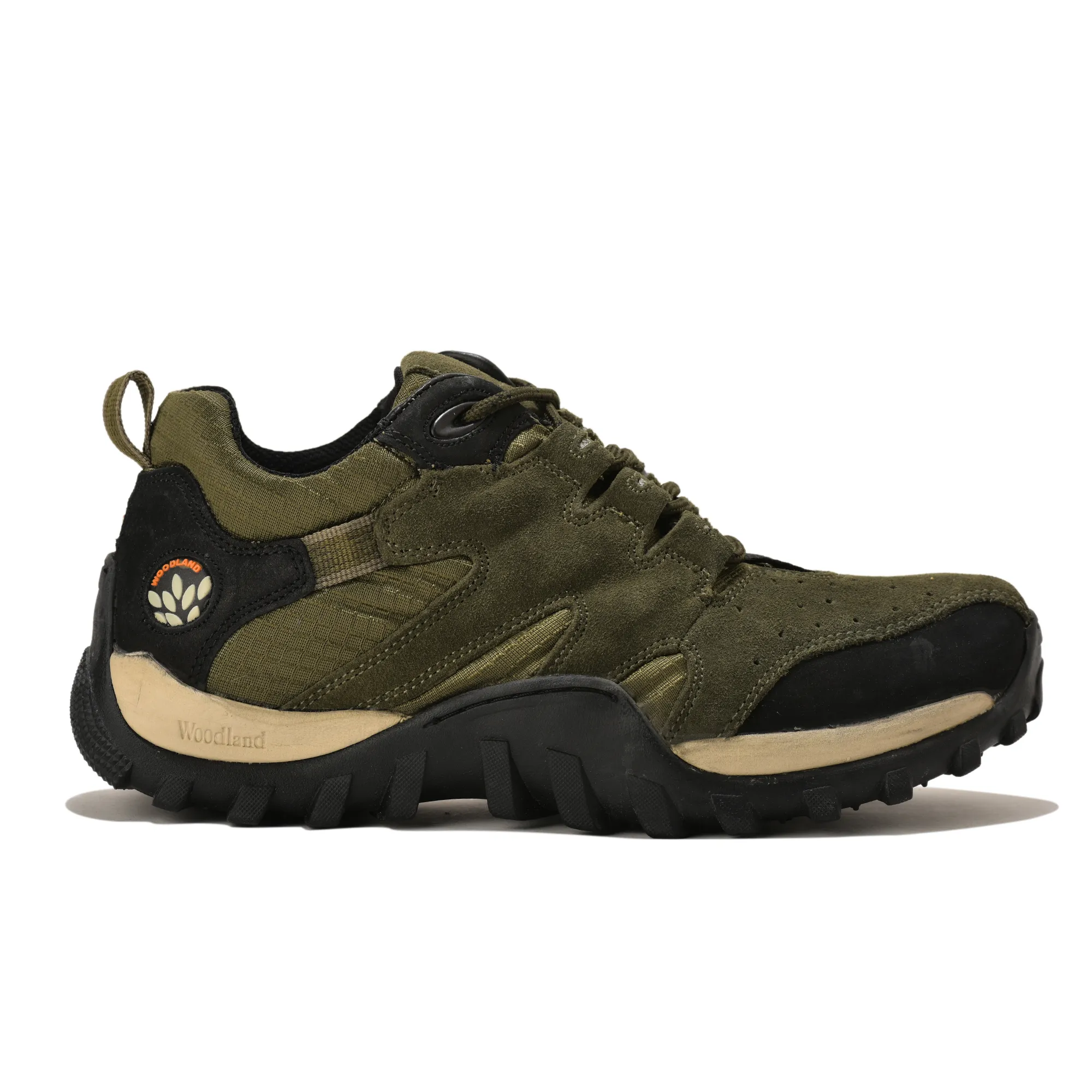 Woodland Men's Olive Green Adventure Casual Shoes - Thumbnail 2