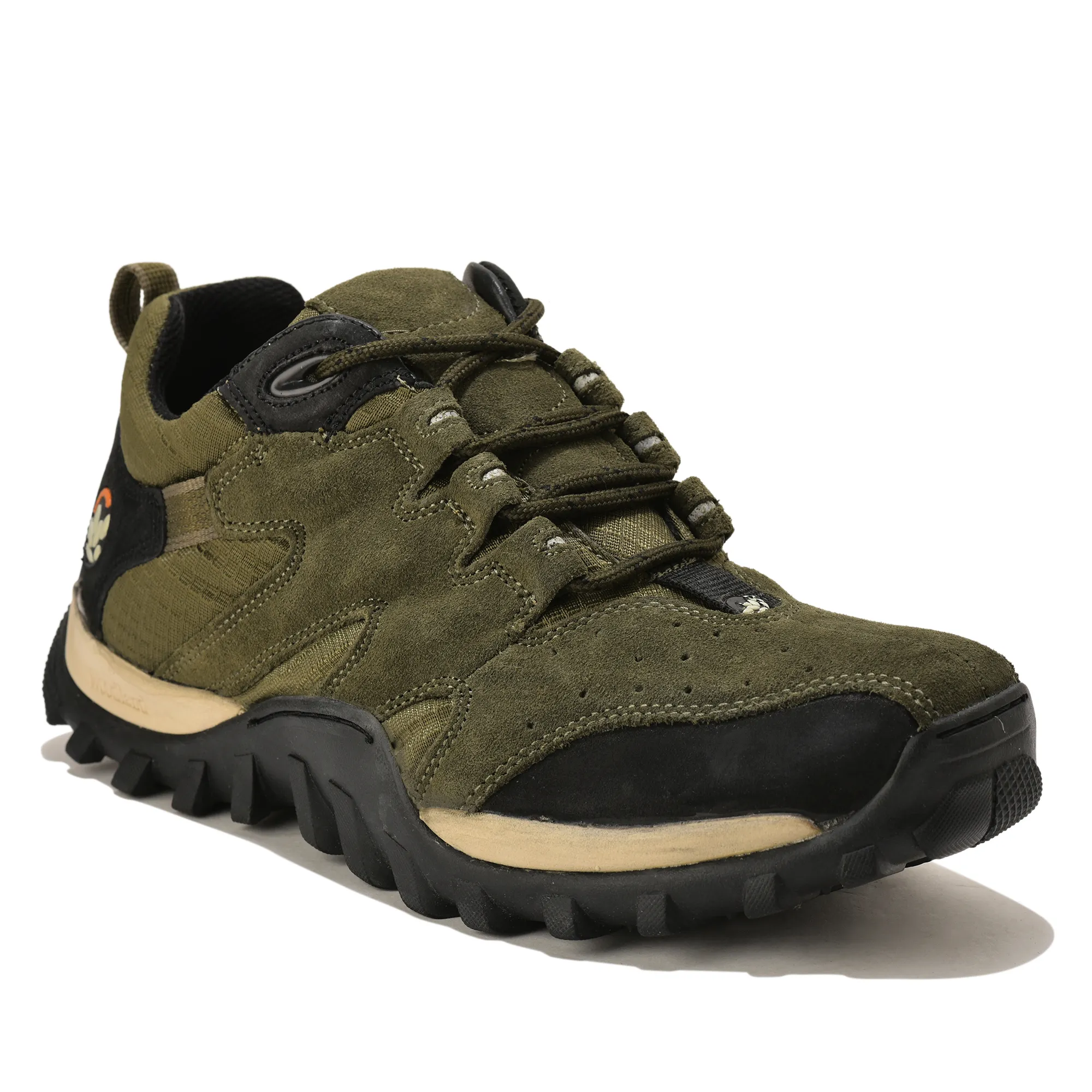 Woodland Men's Olive Green Adventure Casual Shoes - Thumbnail 3