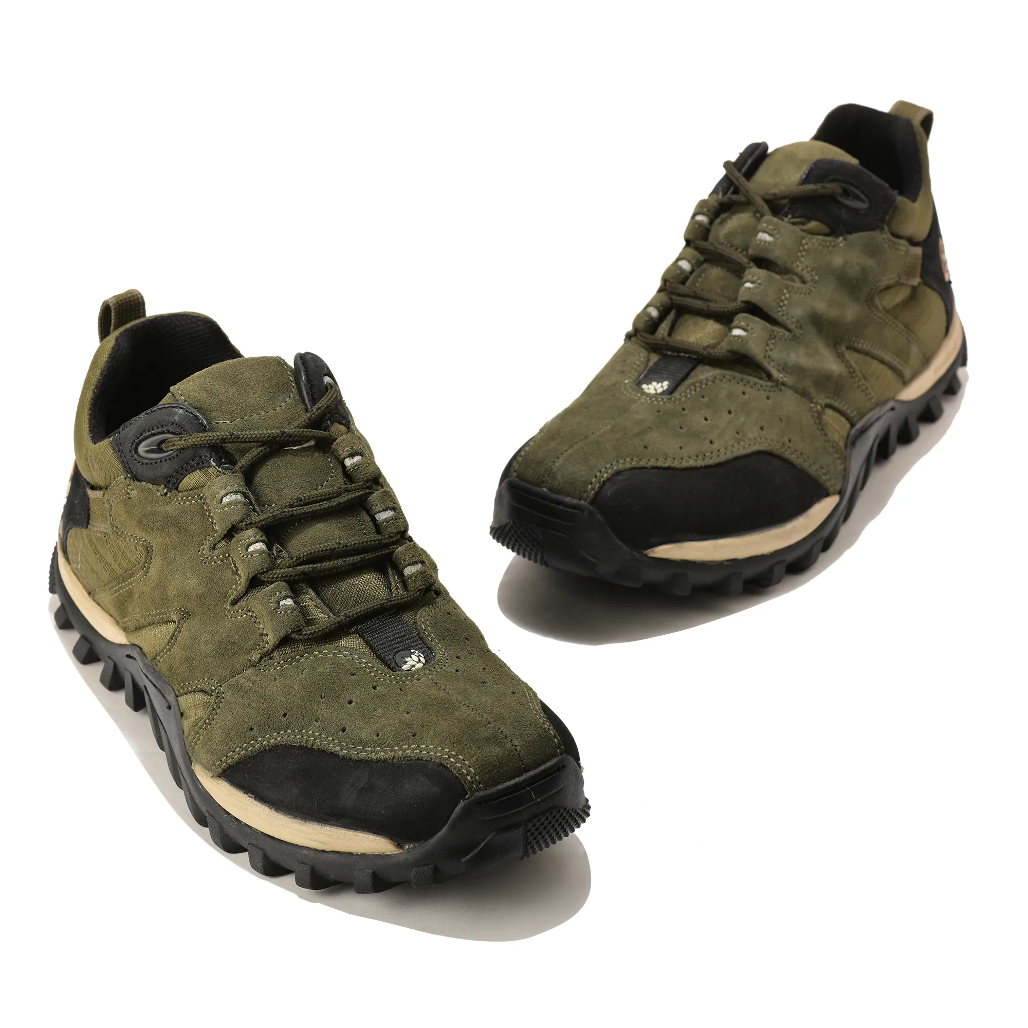 Woodland Men's Olive Green Adventure Casual Shoes - Thumbnail 4
