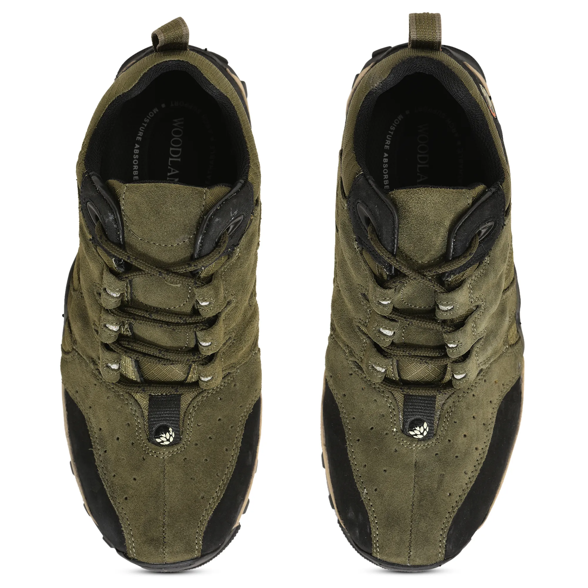 Woodland Men's Olive Green Adventure Casual Shoes - Thumbnail 5