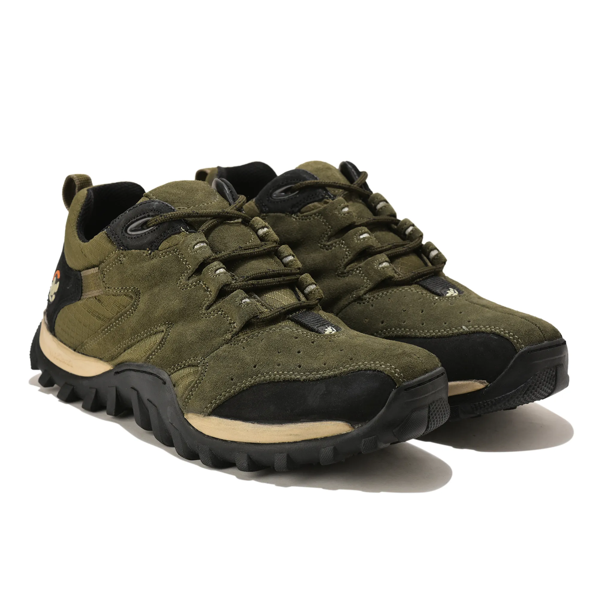 Woodland Men's Olive Green Adventure Casual Shoes - Thumbnail 8