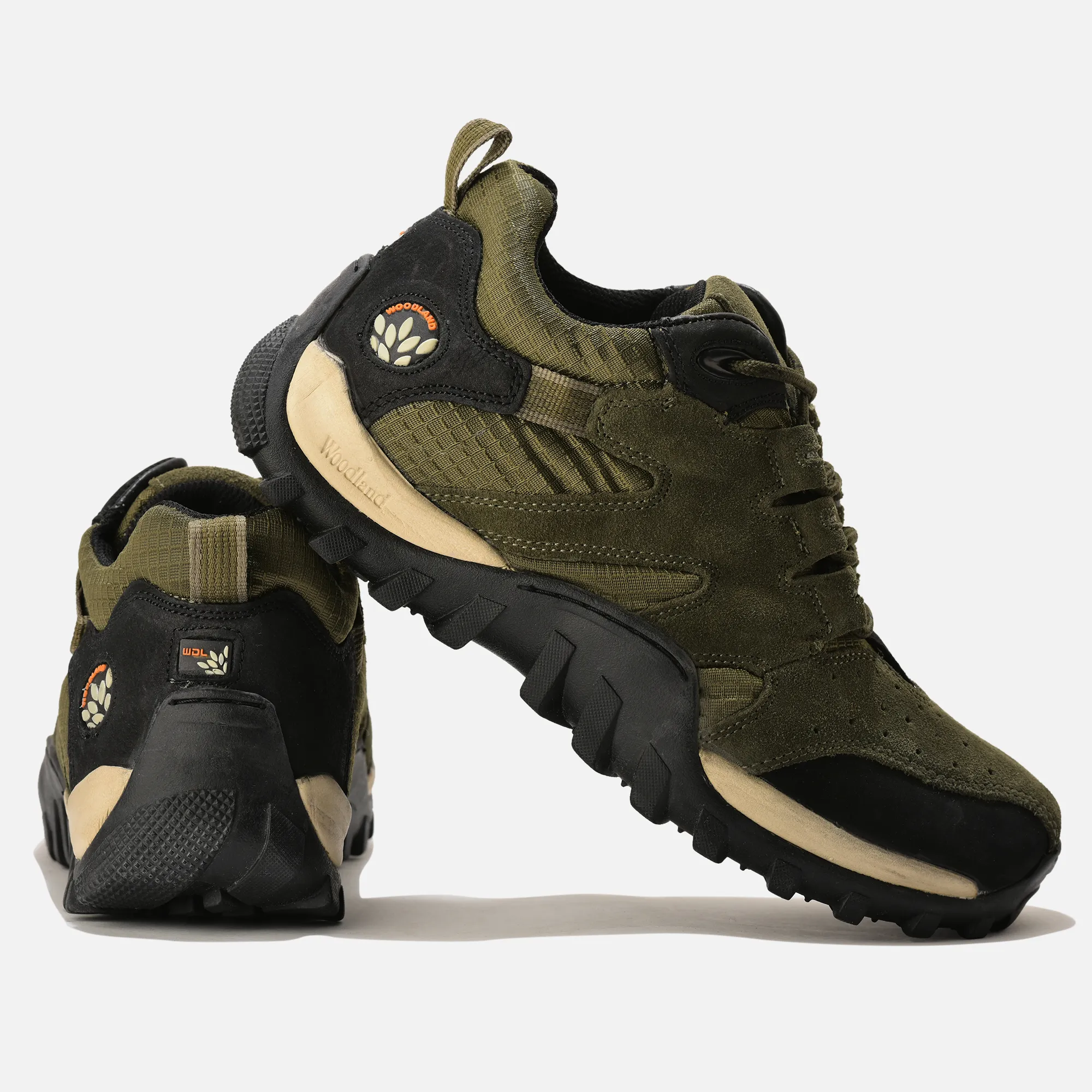 Woodland Men's Olive Green Adventure Casual Shoes - Thumbnail 10