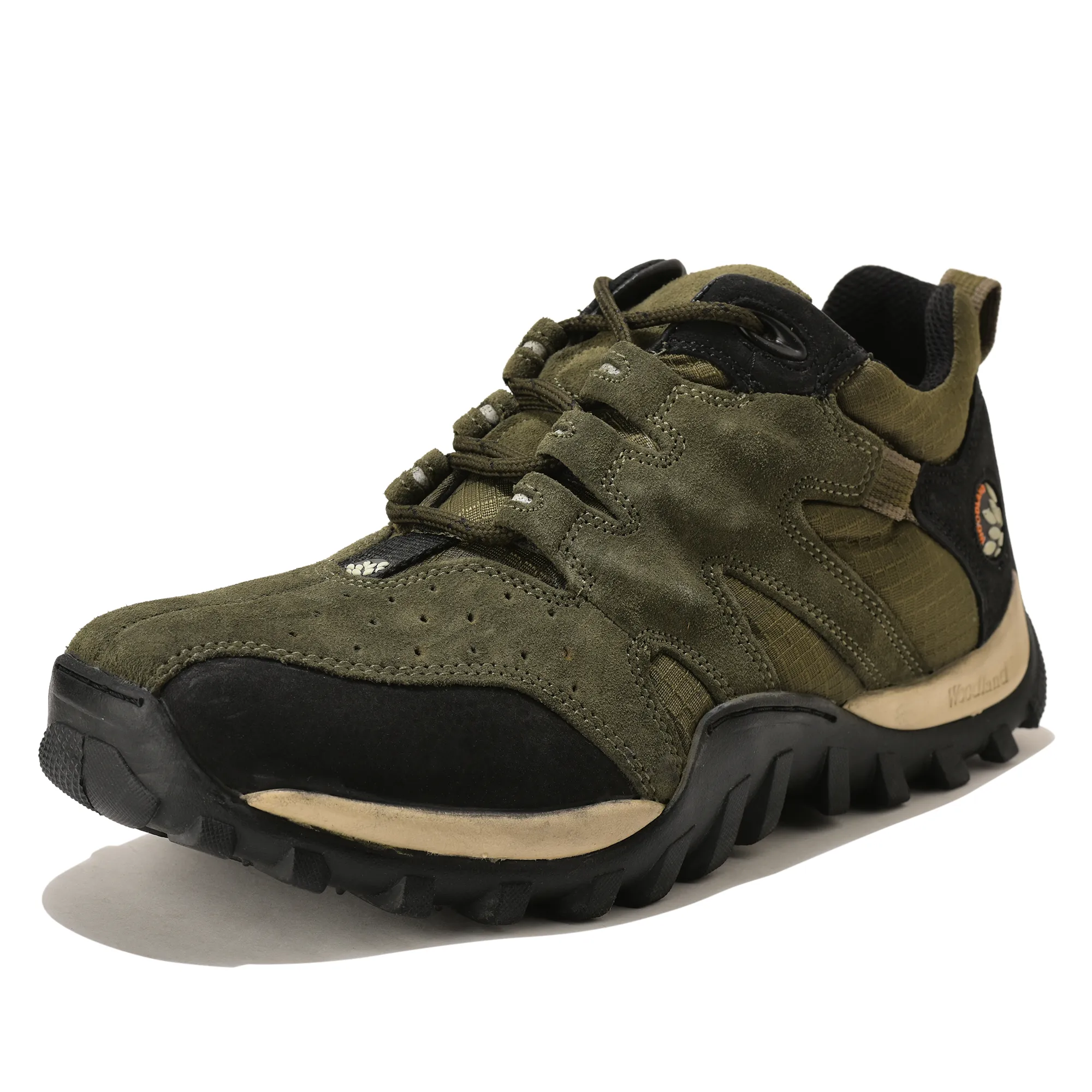 Woodland Men's Olive Green Adventure Casual Shoes - Thumbnail 11