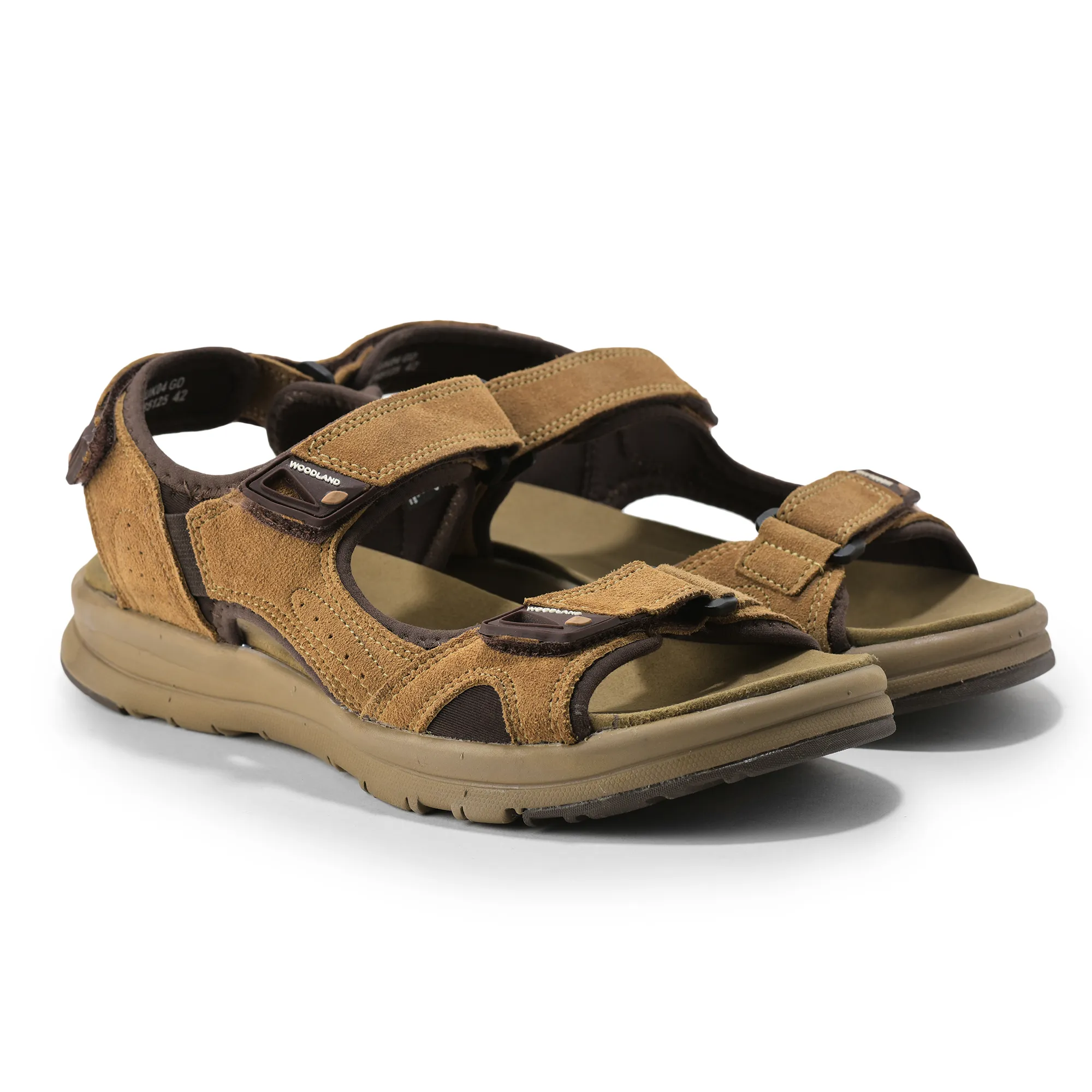 Suede Camel Sandals for Men - Thumbnail 6