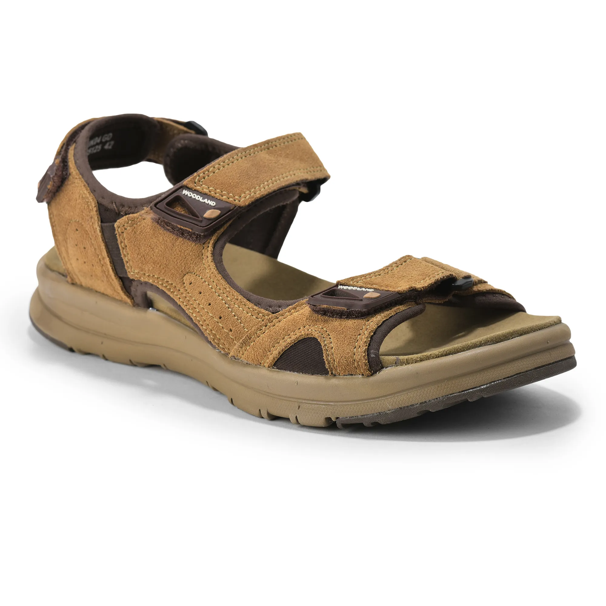 Suede Camel Sandals for Men - Thumbnail 8