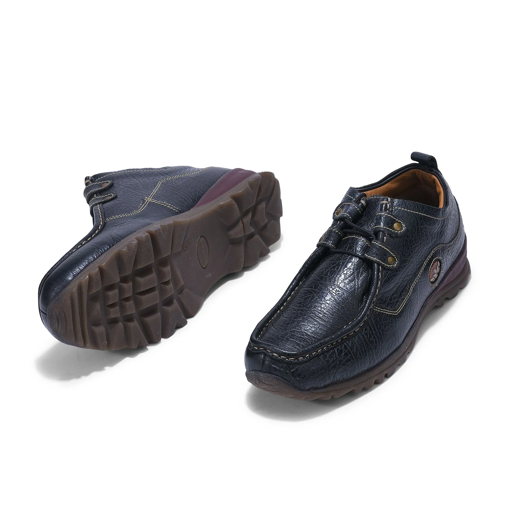 Black slip-on shoes - Thumbnail 4