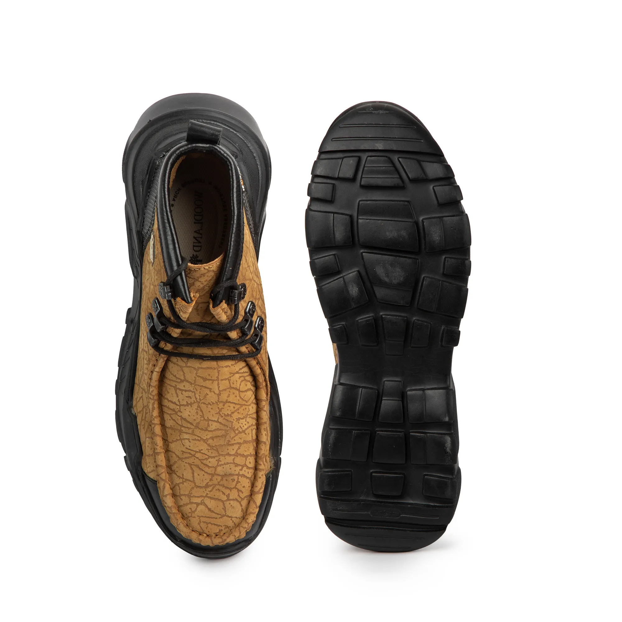 Woodland Men Camel Nubuck Lace-Up Casual Shoes - Thumbnail 10