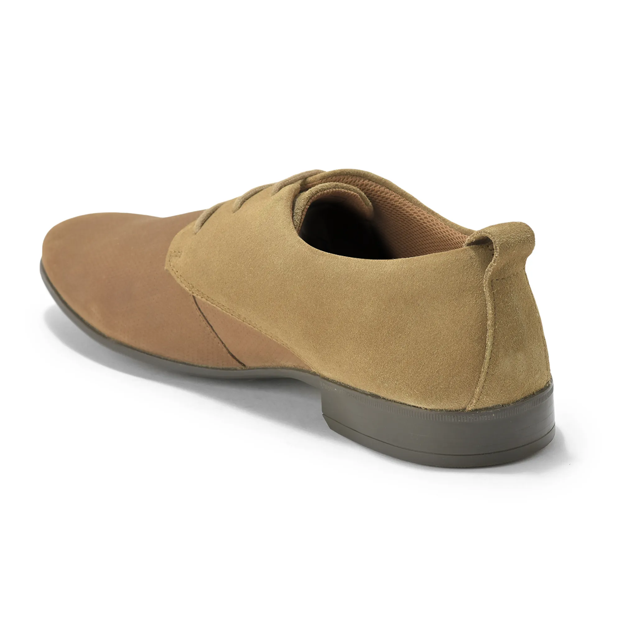 Woodland Men’s Dubai Khaki Refined Comfort Leather Shoes - Thumbnail 7