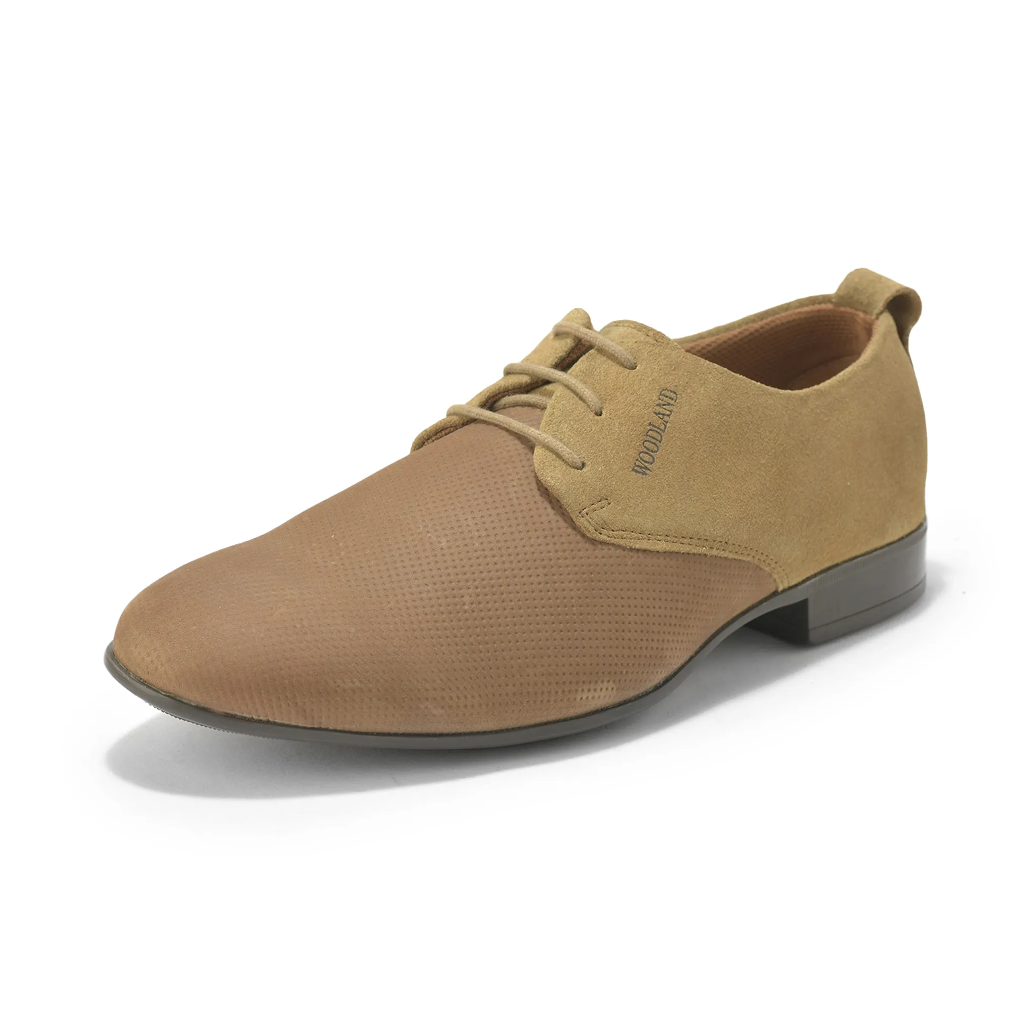 Woodland Men’s Dubai Khaki Refined Comfort Leather Shoes - Thumbnail 11