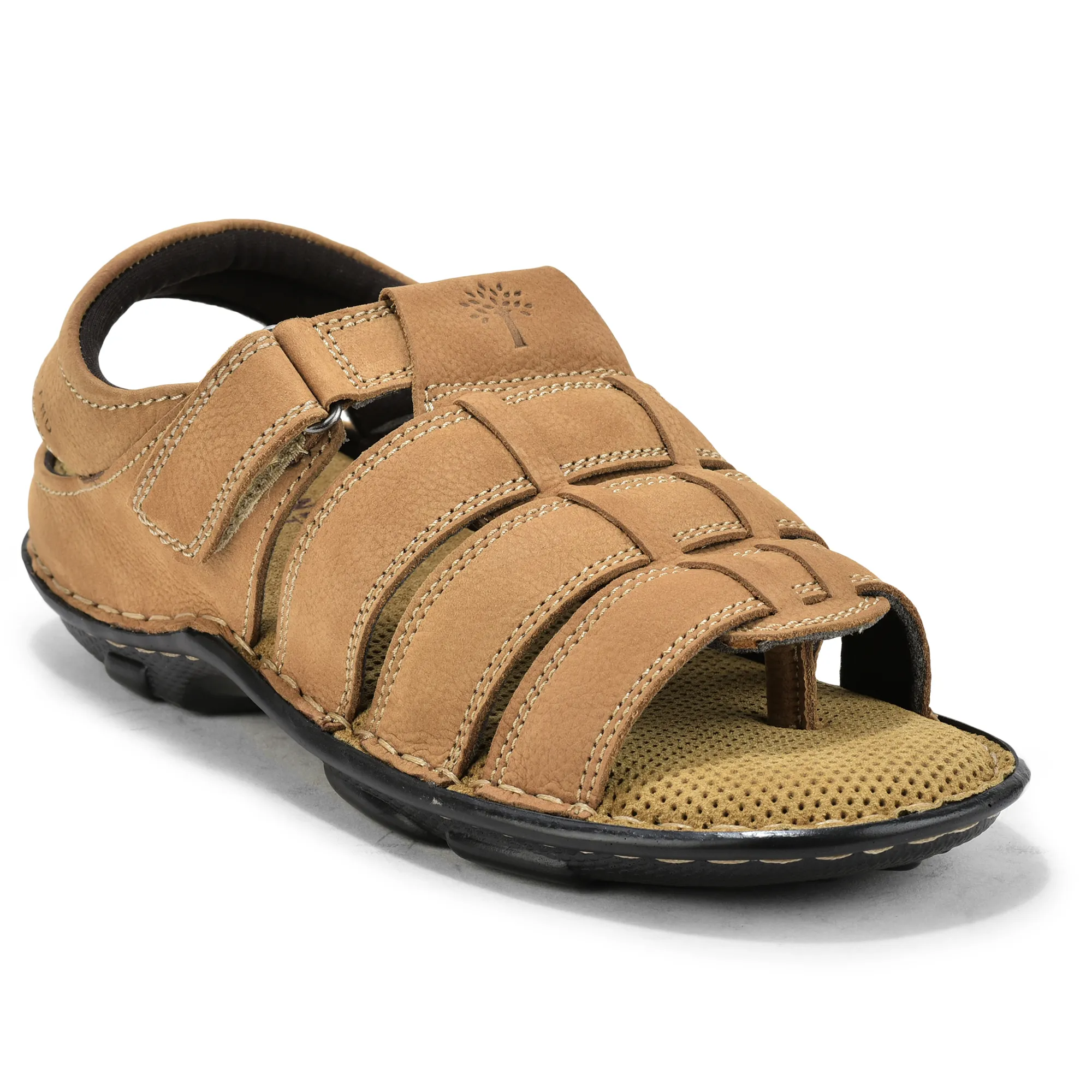 Woodland Camel Men Sandals - Thumbnail 3