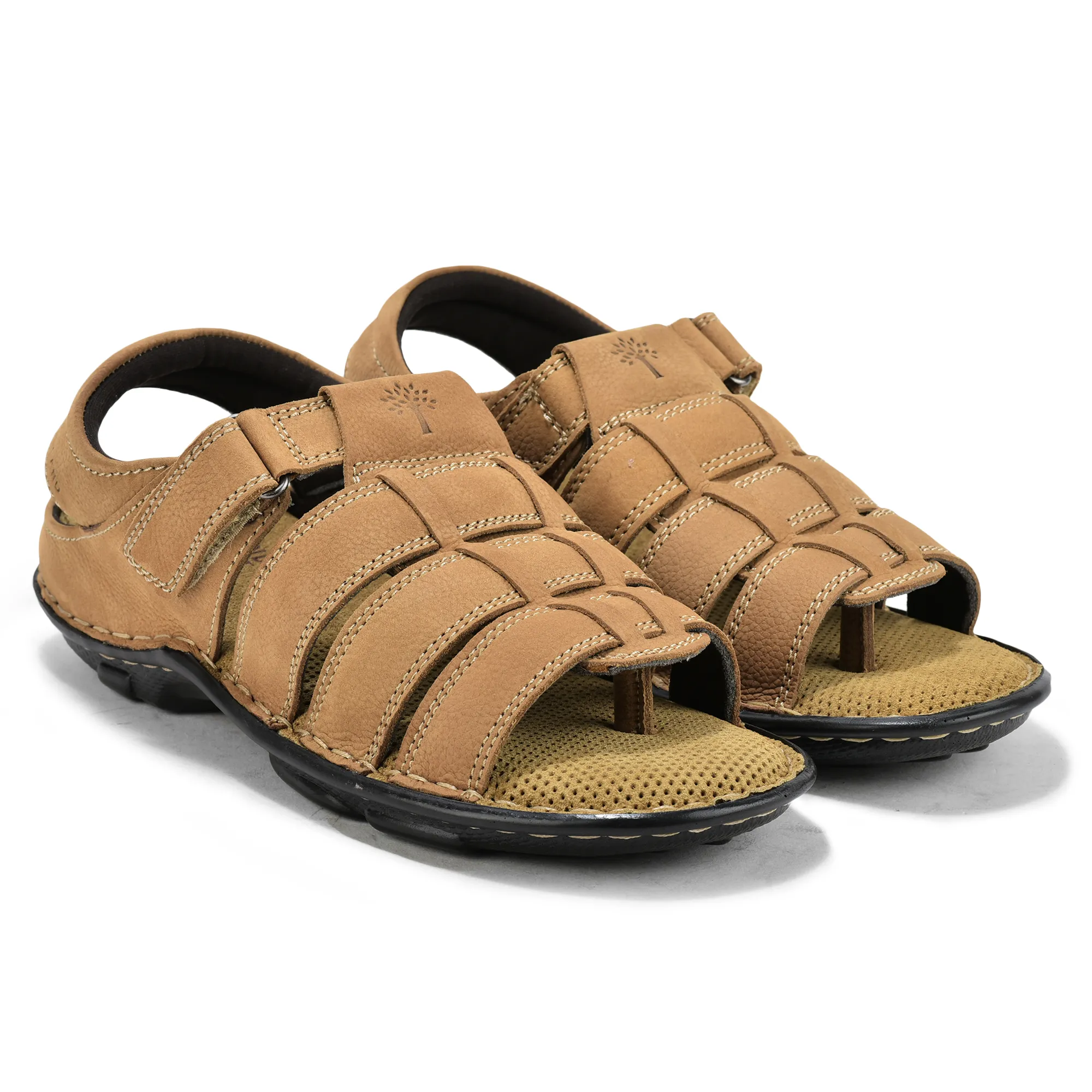 Woodland Camel Men Sandals - Thumbnail 7