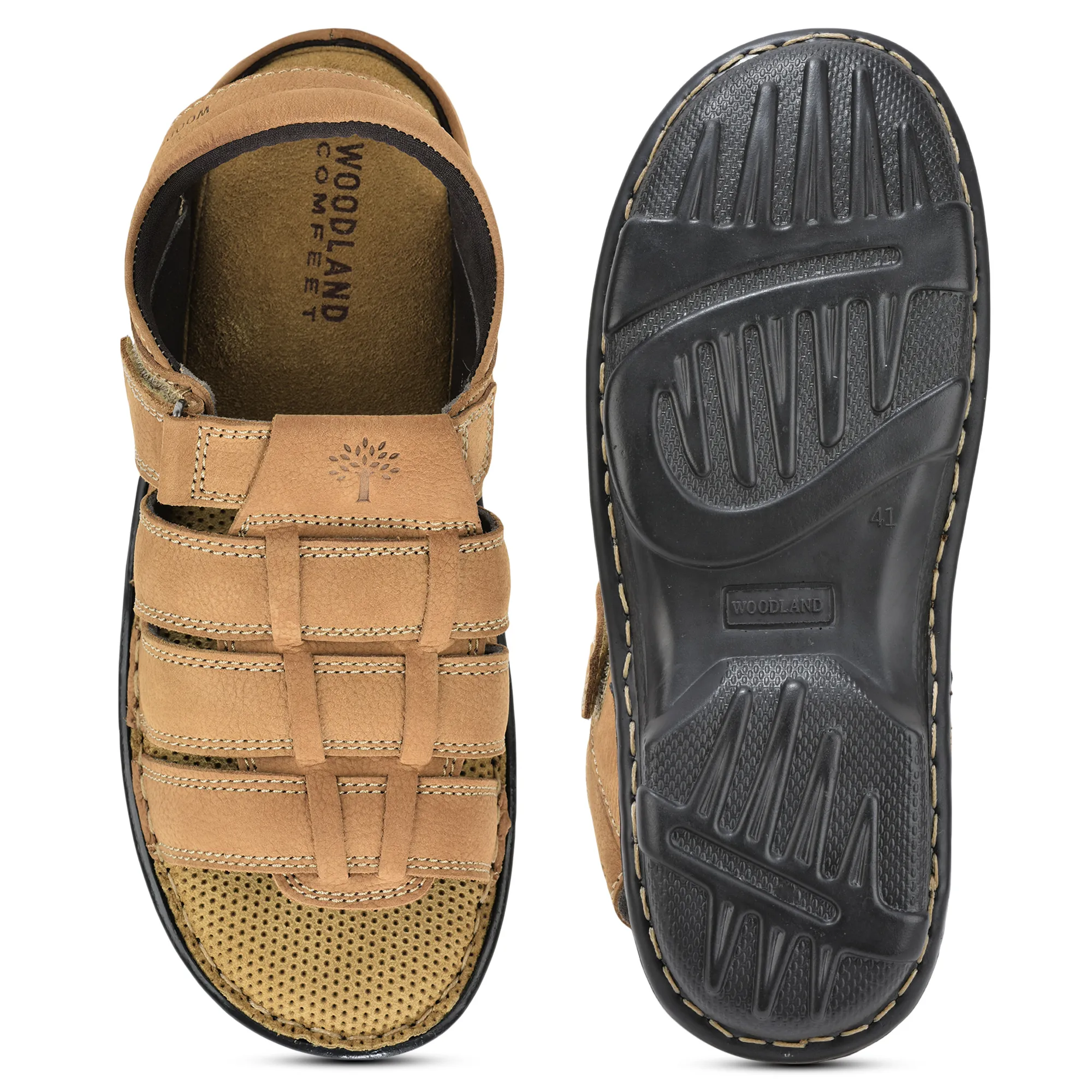 Woodland Camel Men Sandals - Thumbnail 8