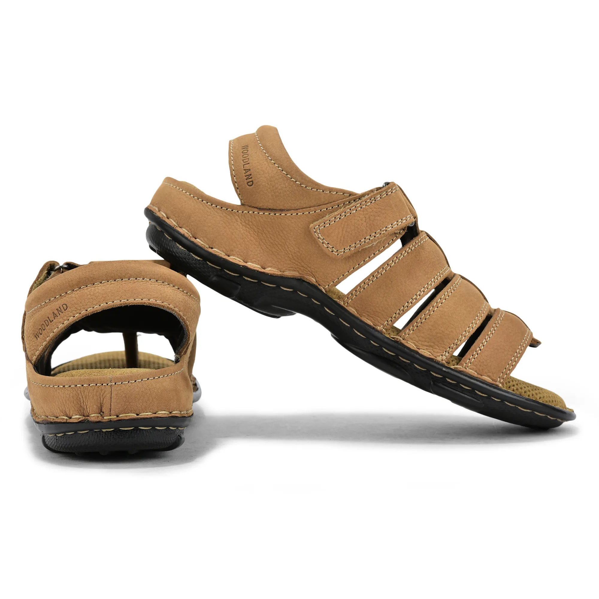 Woodland Camel Men Sandals - Thumbnail 10