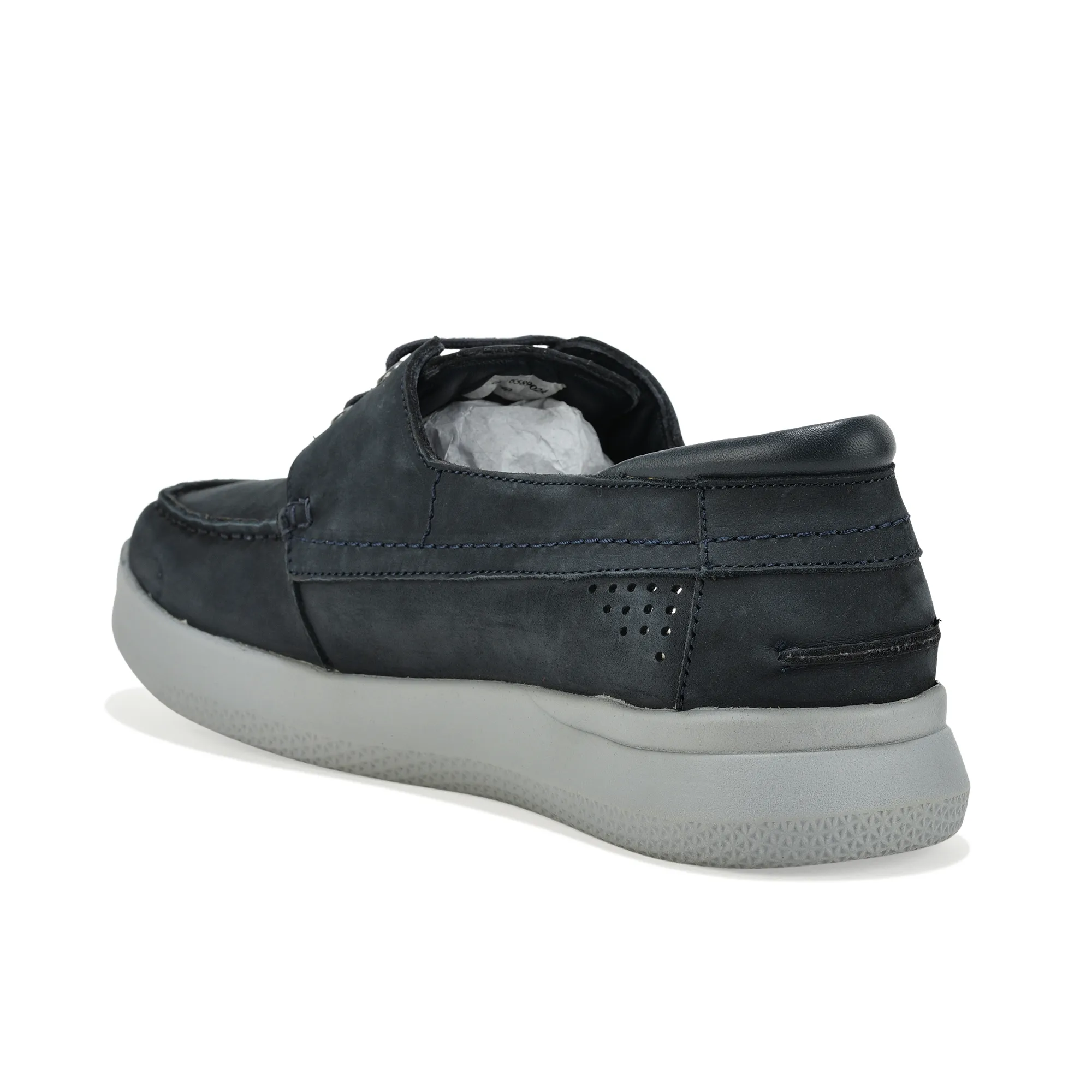 Woodland Navy Nubuk Pathline Casual Lace Shoes - Thumbnail 7