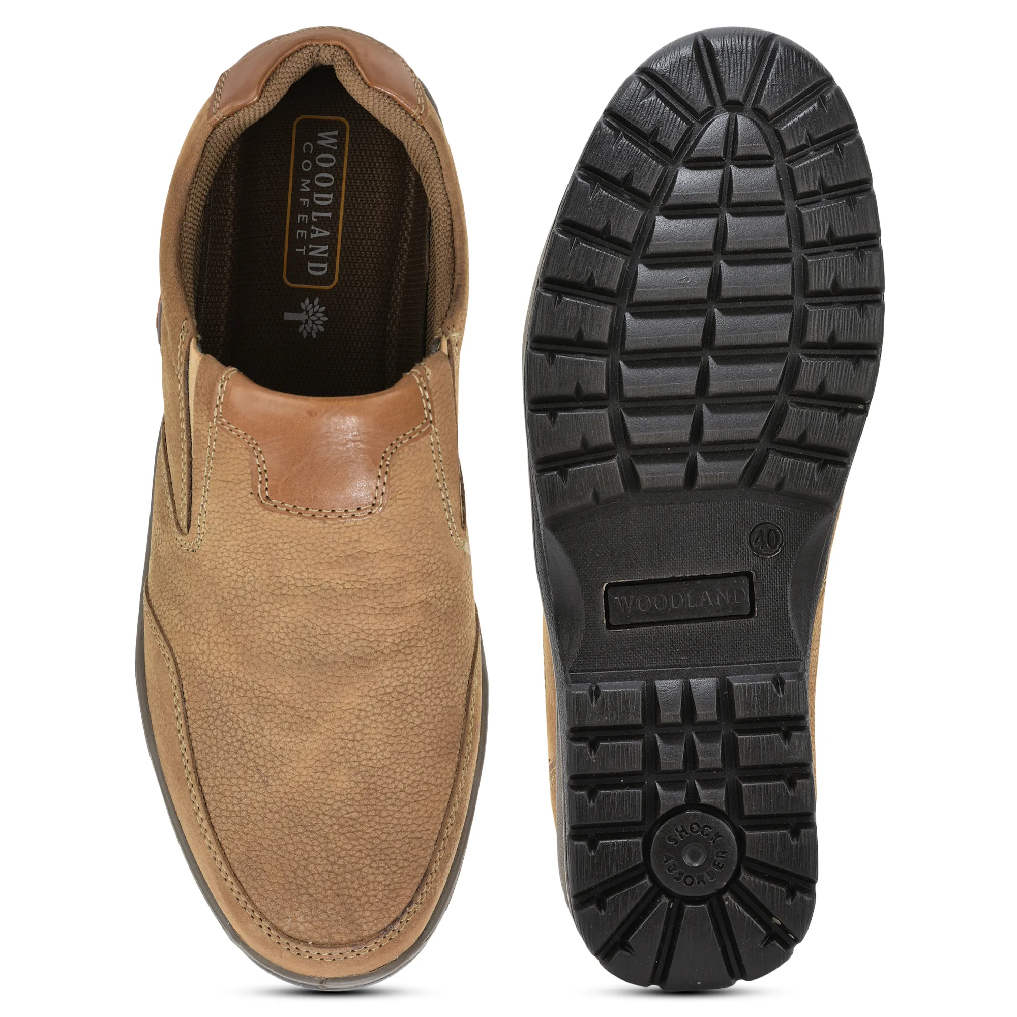 Woodland Camel Mens Casual Shoes - Thumbnail 8
