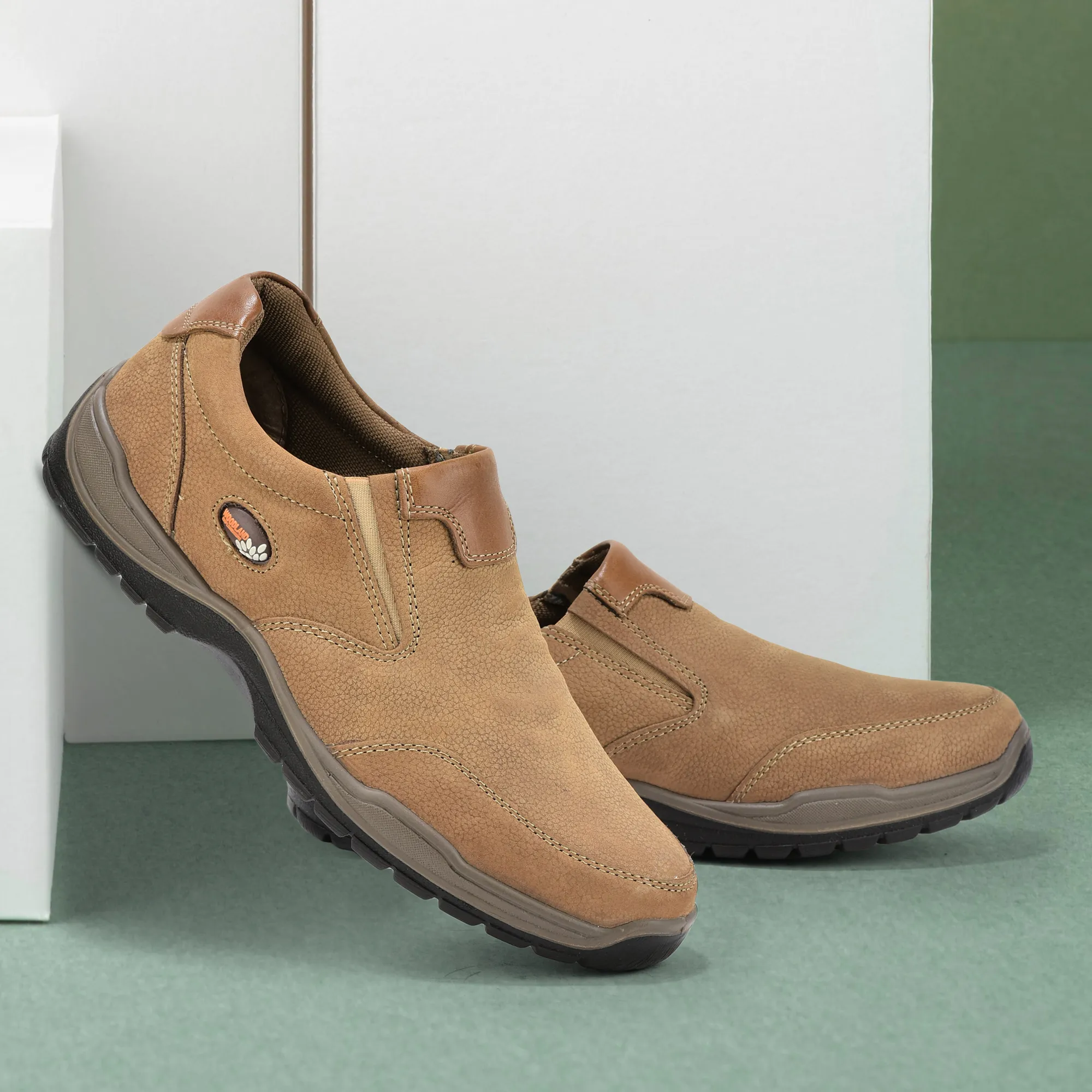 Woodland Camel Mens Casual Shoes - Thumbnail 9