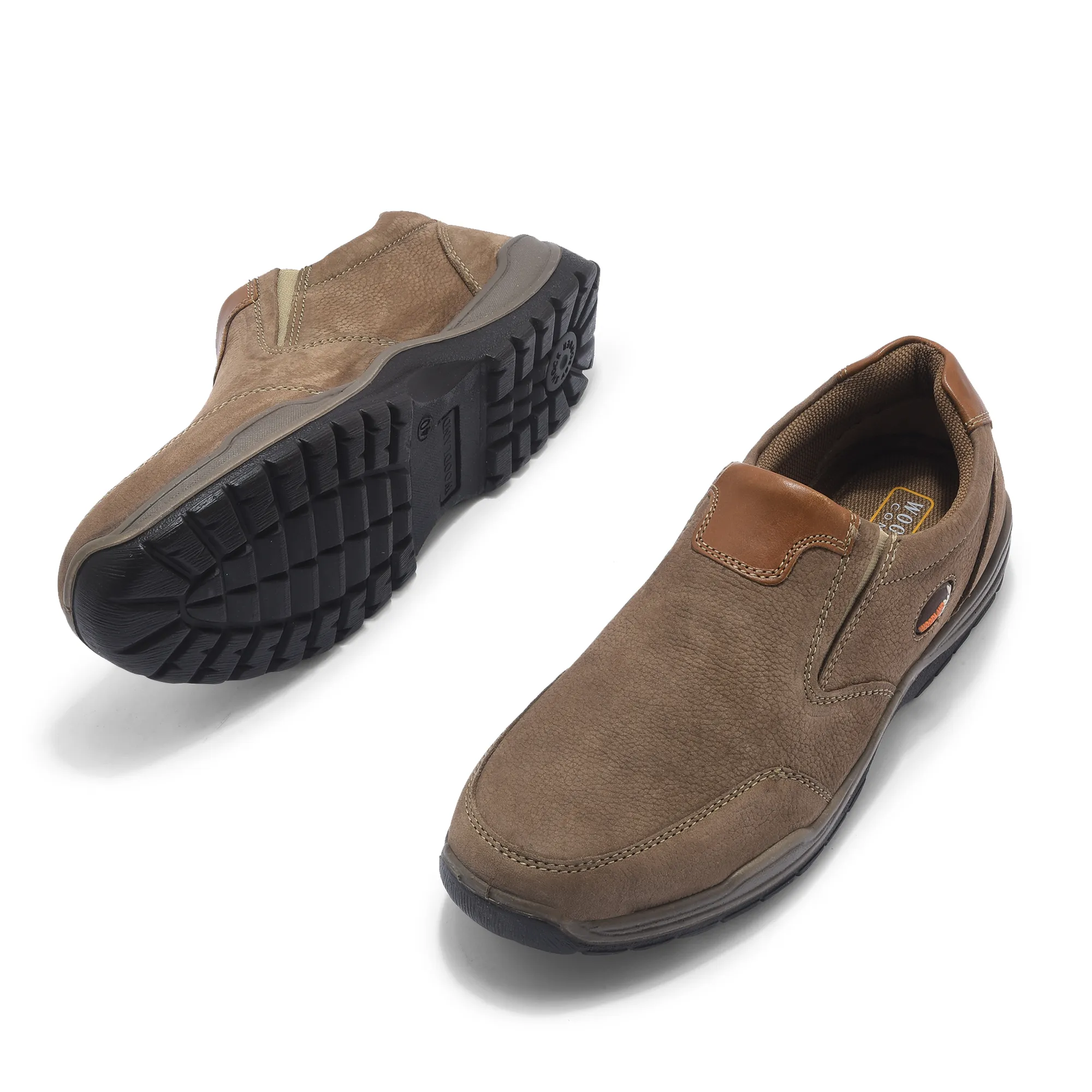 Woodland Dubai Khaki Mens Casual Shoes - Thumbnail 5