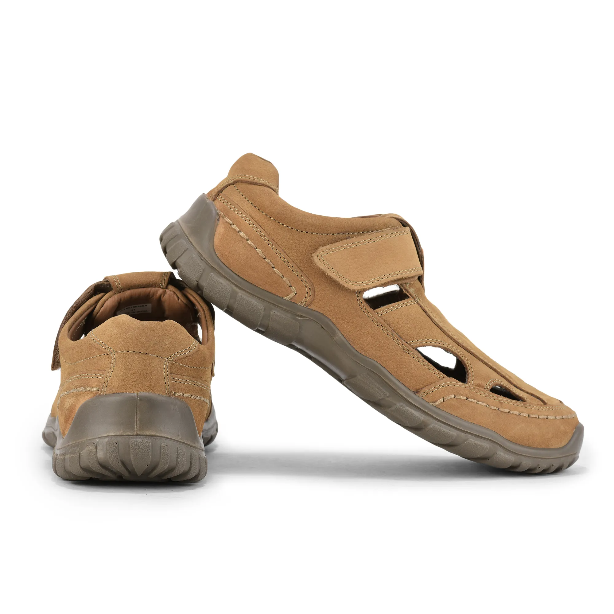 Woodland Dubai khaki casual shoes for men - Thumbnail 12