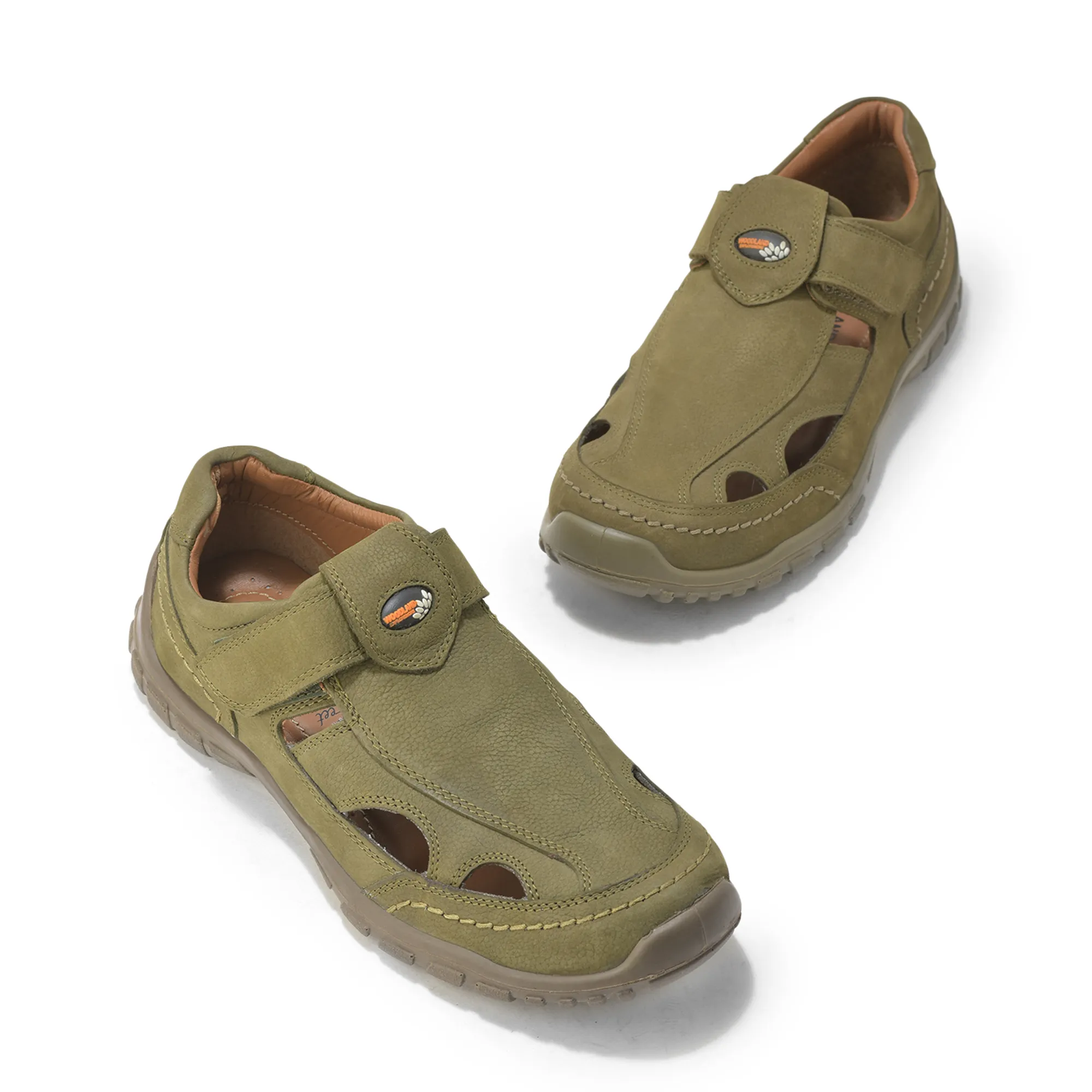 Woodland Men's Olive Trail Comfort Sandals - Thumbnail 4