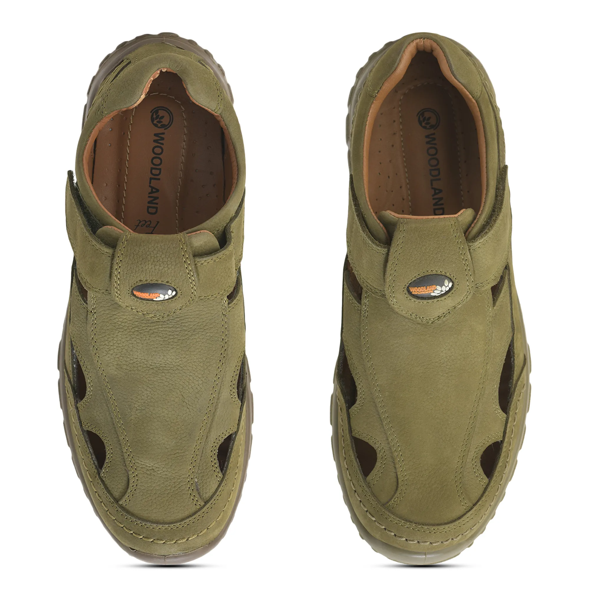 Woodland Men's Olive Trail Comfort Sandals - Thumbnail 5