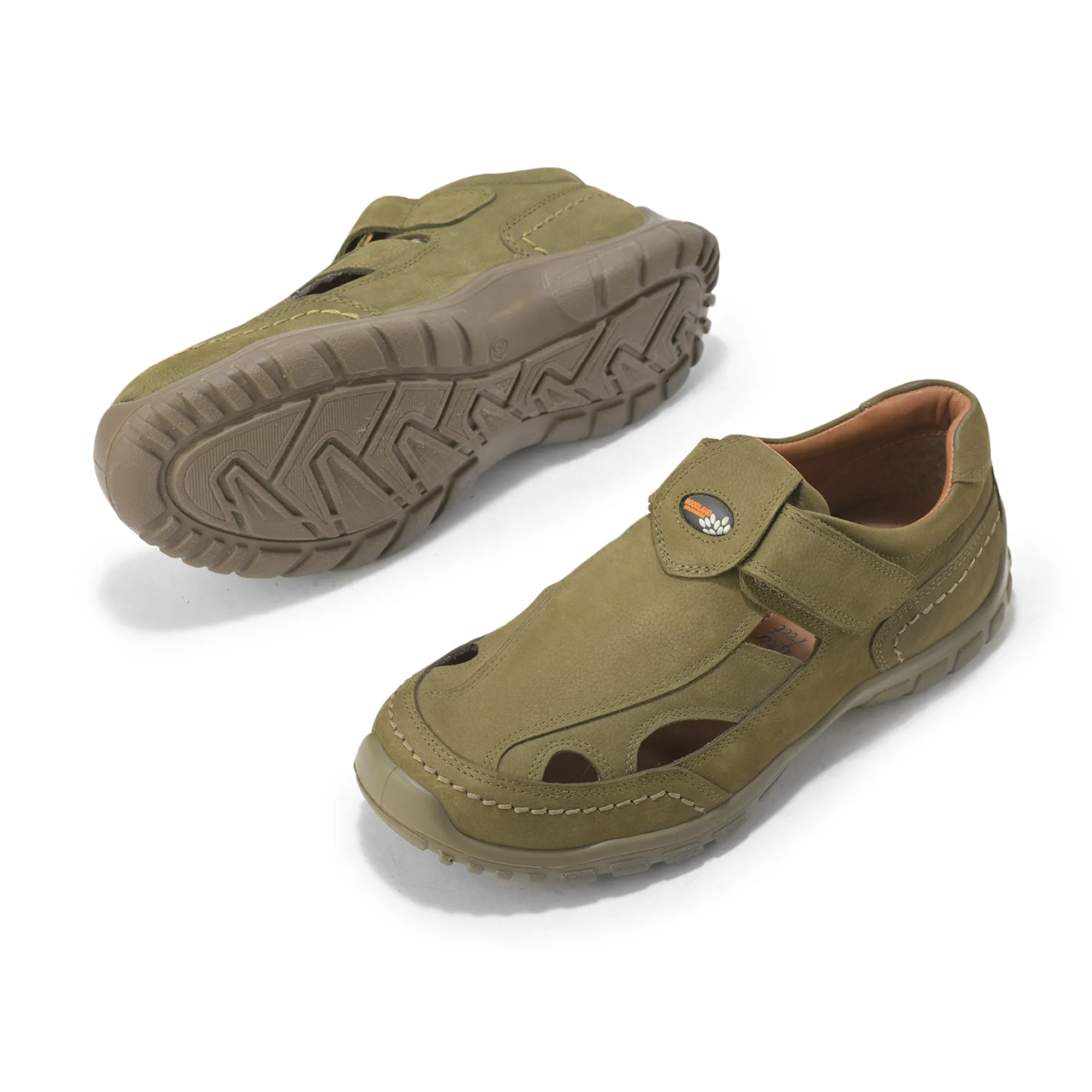 Woodland Men's Olive Trail Comfort Sandals - Thumbnail 6