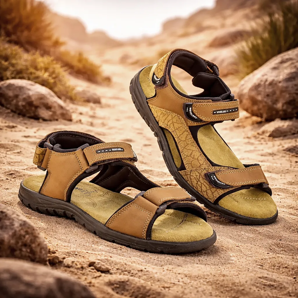 camel-terratrace-nubuk-print-men-sandal