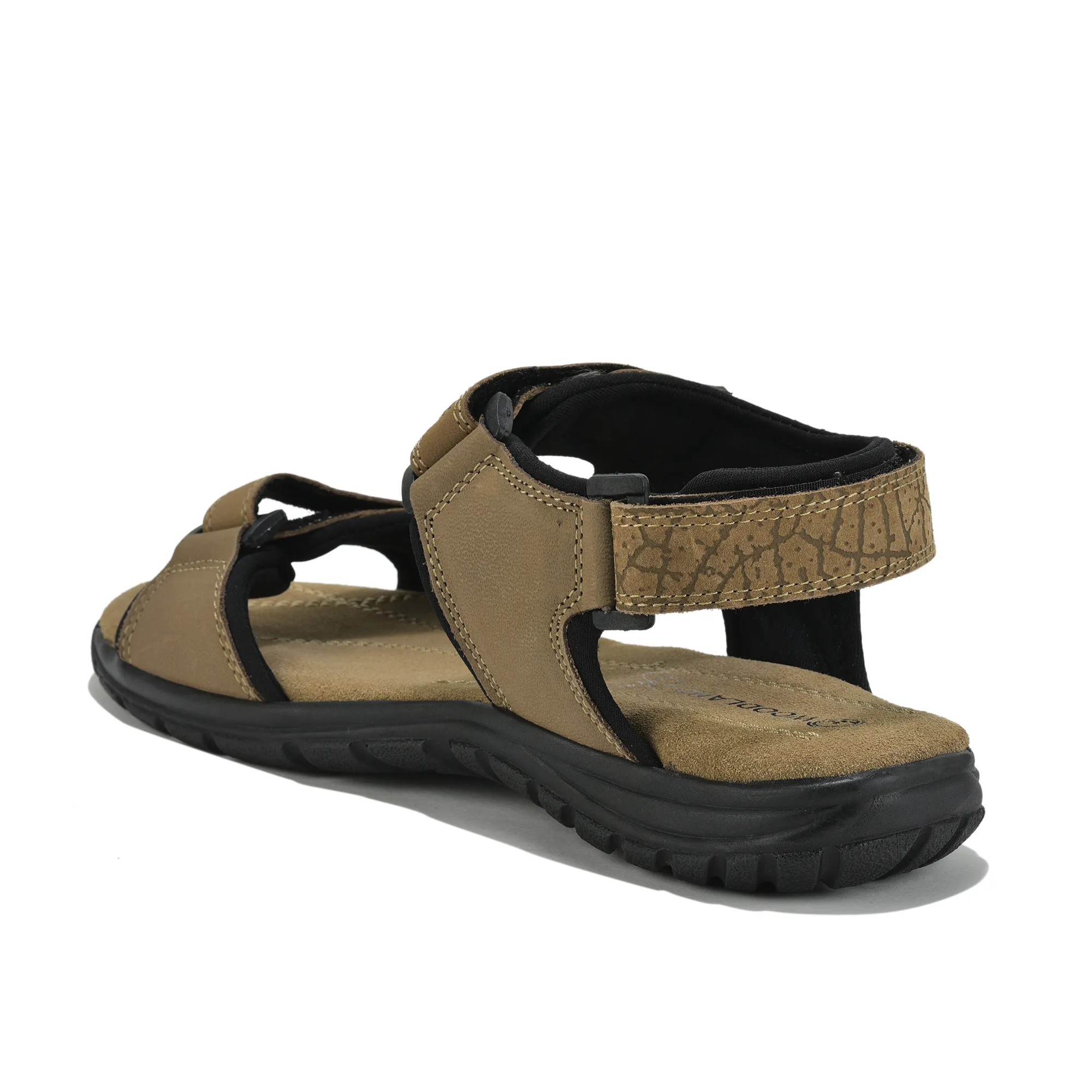 DKhaki TerraTrace Nubuk Print Men Sandal - Thumbnail 7