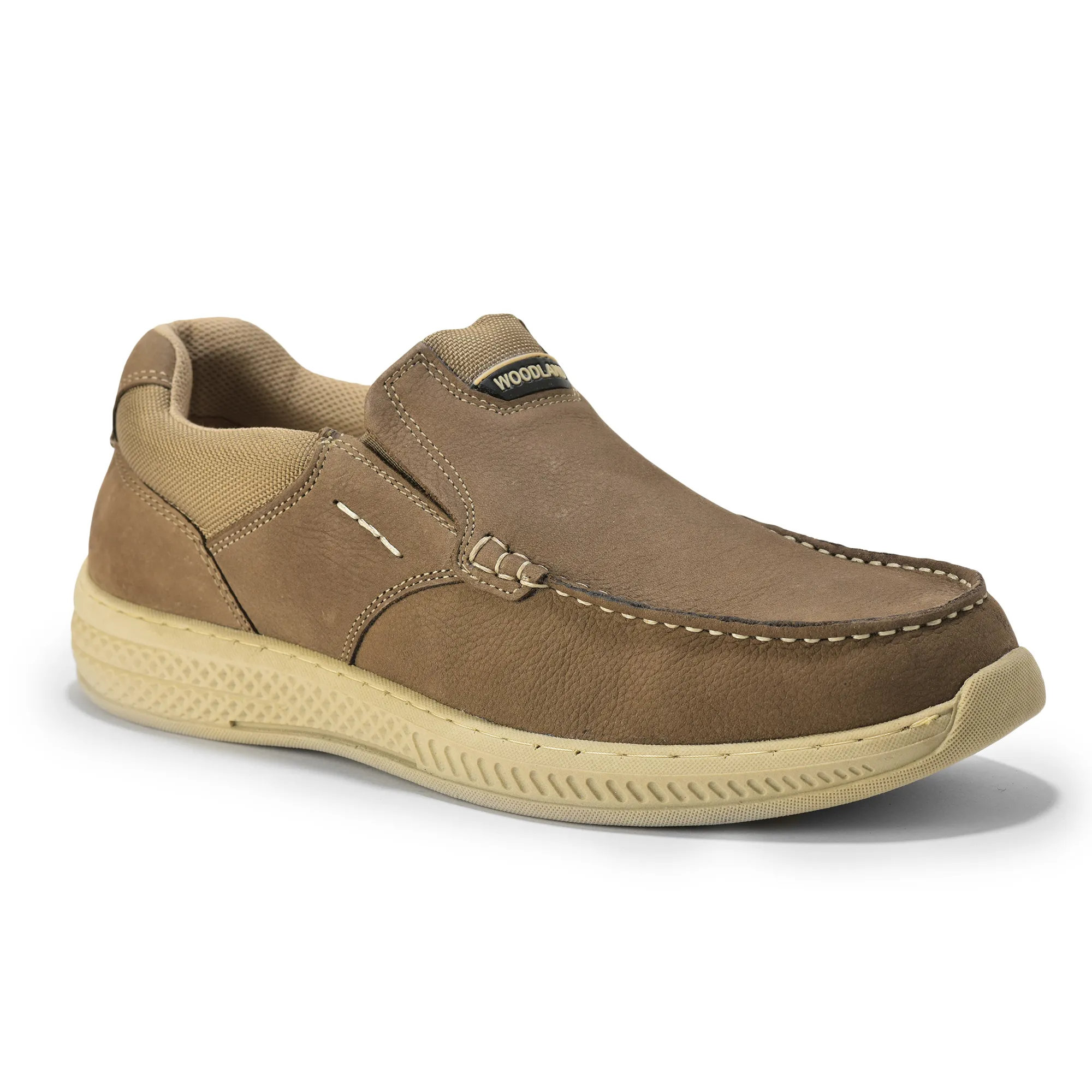 Nubuk Print Dubai Khaki Casual Mens Lace Shoes - Thumbnail 8