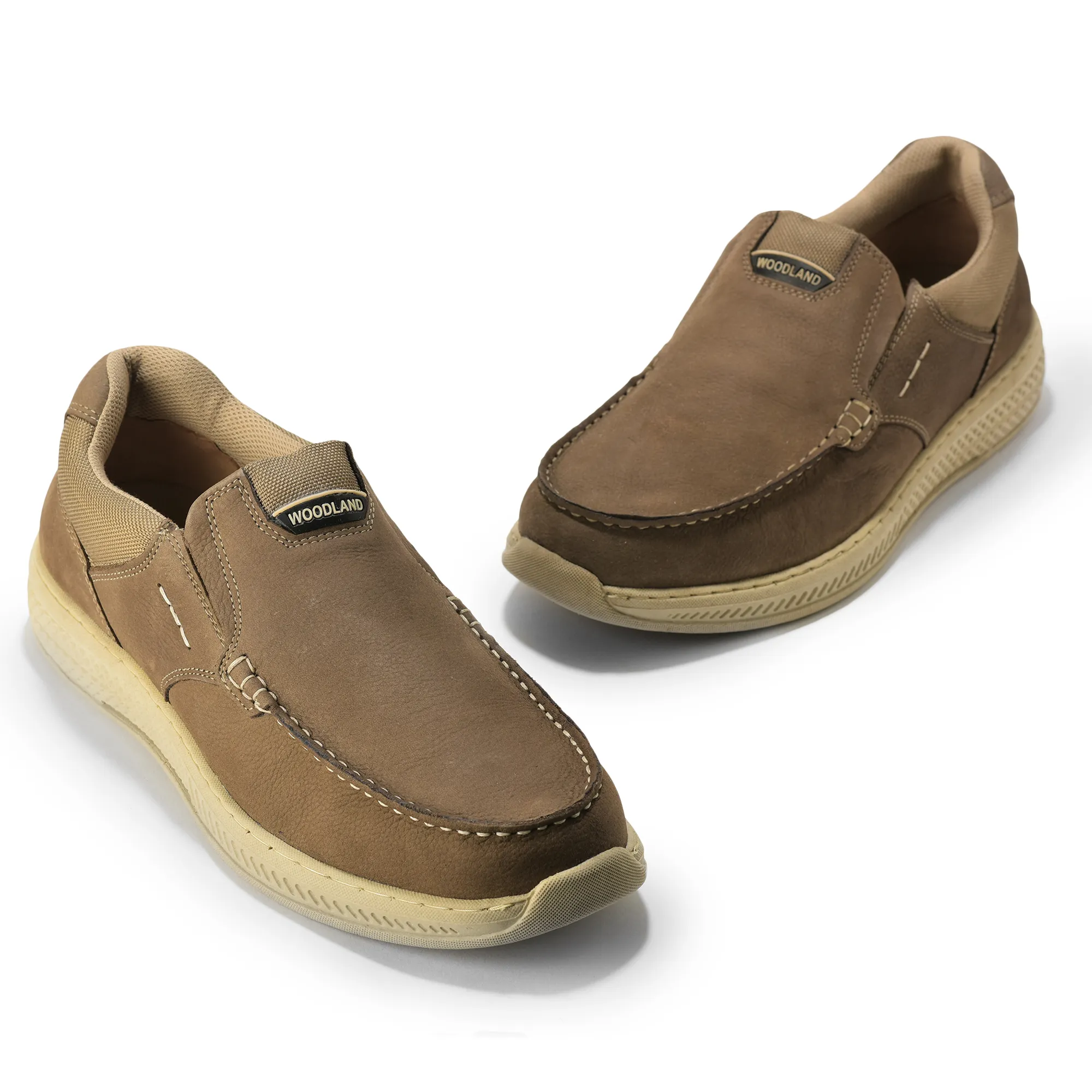Nubuk Print Dubai Khaki Casual Mens Lace Shoes - Thumbnail 9