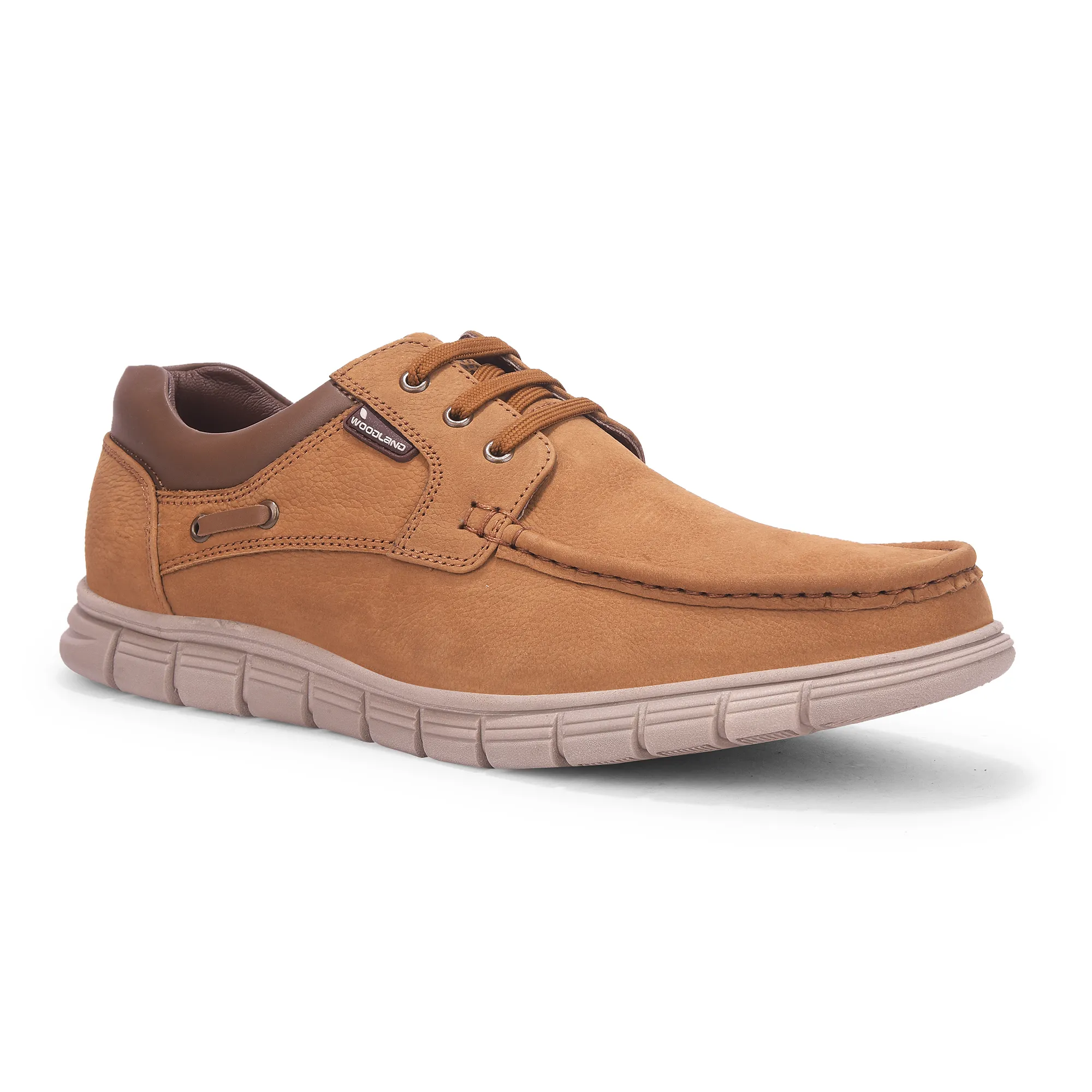Woodland Men’S Camel Nubuk Comfort Casual Shoes - Thumbnail 10