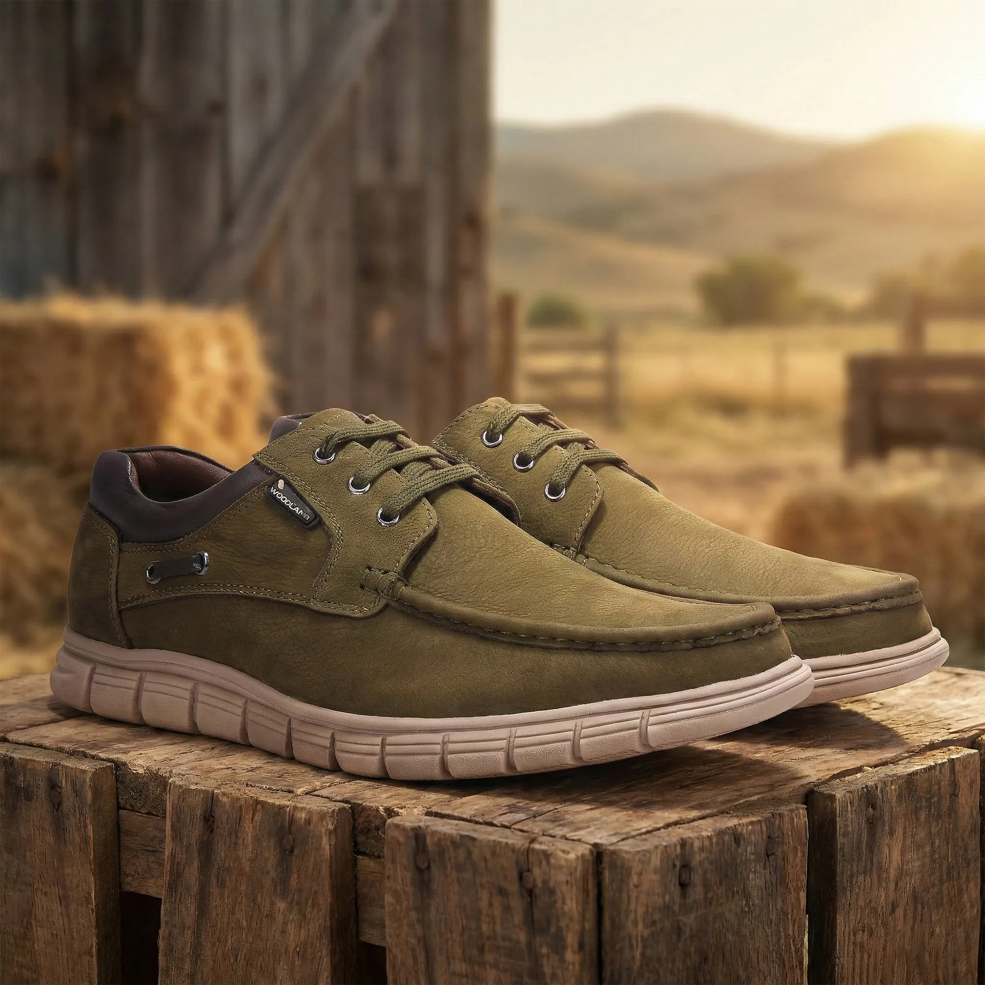 woodland-men-s-olive-nubuk-comfort-casual-shoes