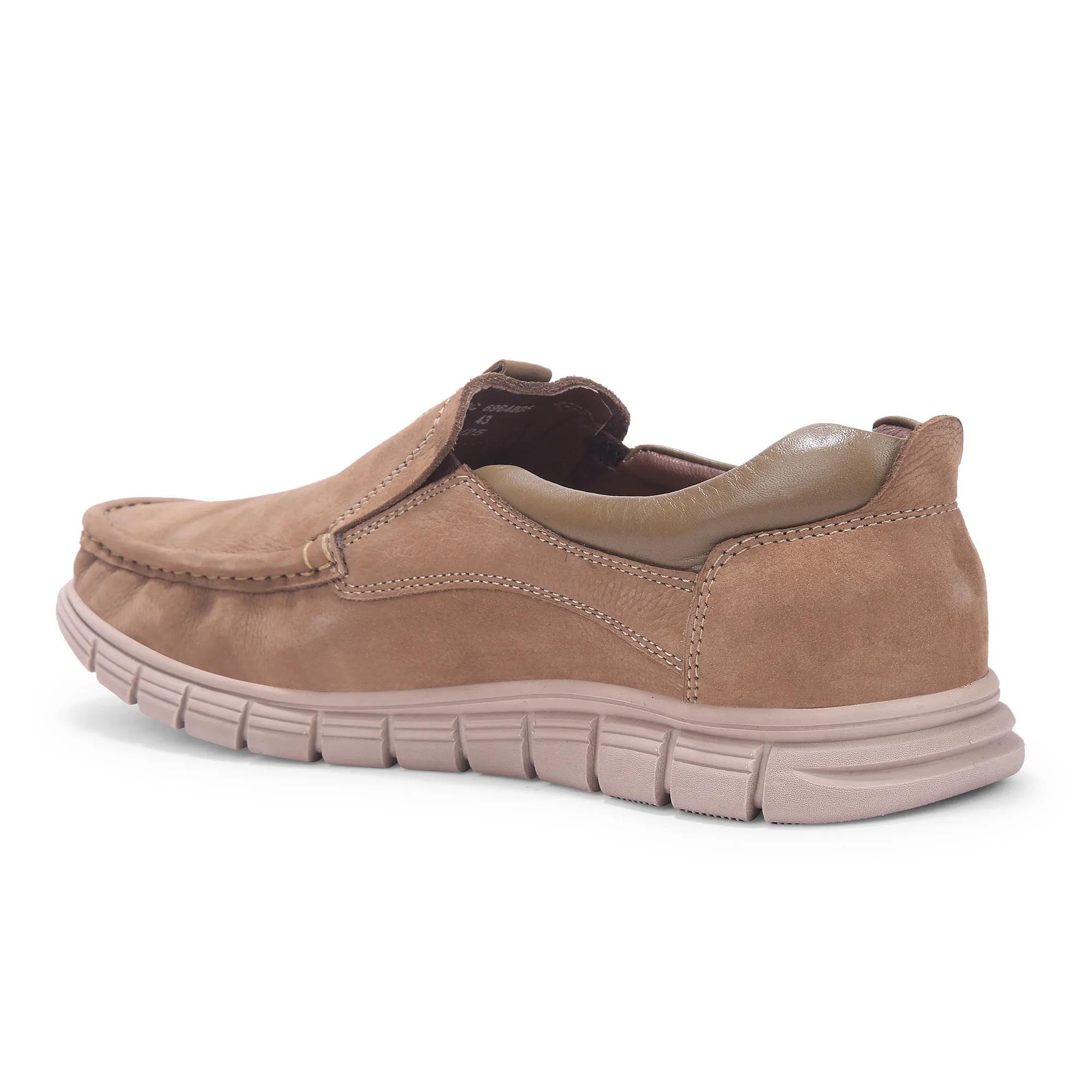 Woodland Men’S Dark Khaki Nubuk Daily Comfort Sandals - Thumbnail 6