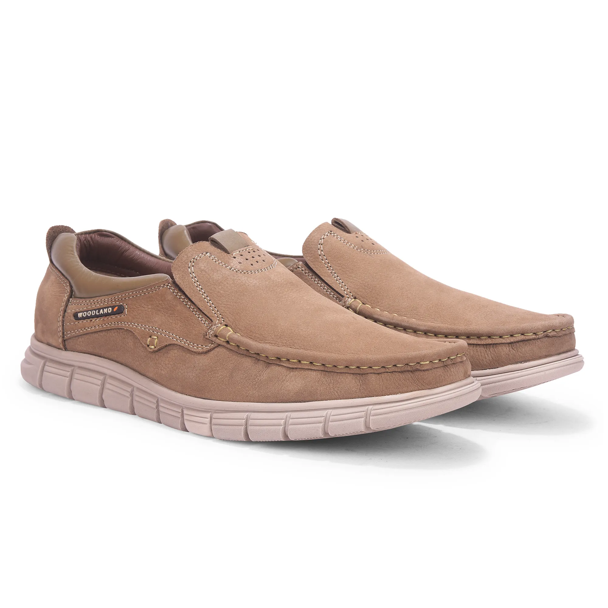 Woodland Men’S Dark Khaki Nubuk Daily Comfort Sandals - Thumbnail 7