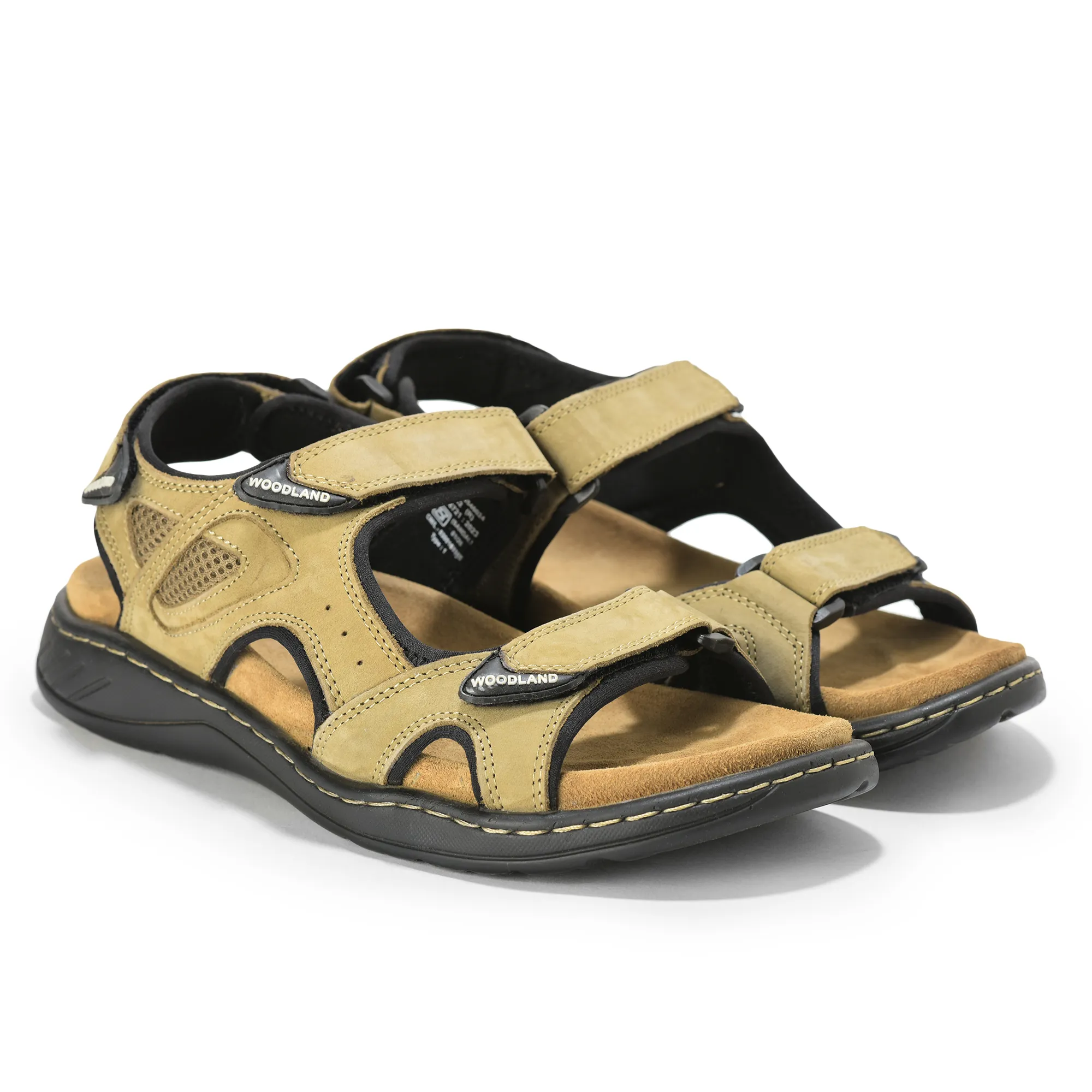 Adventure Dubai Khaki Sandals for Men - Thumbnail 5