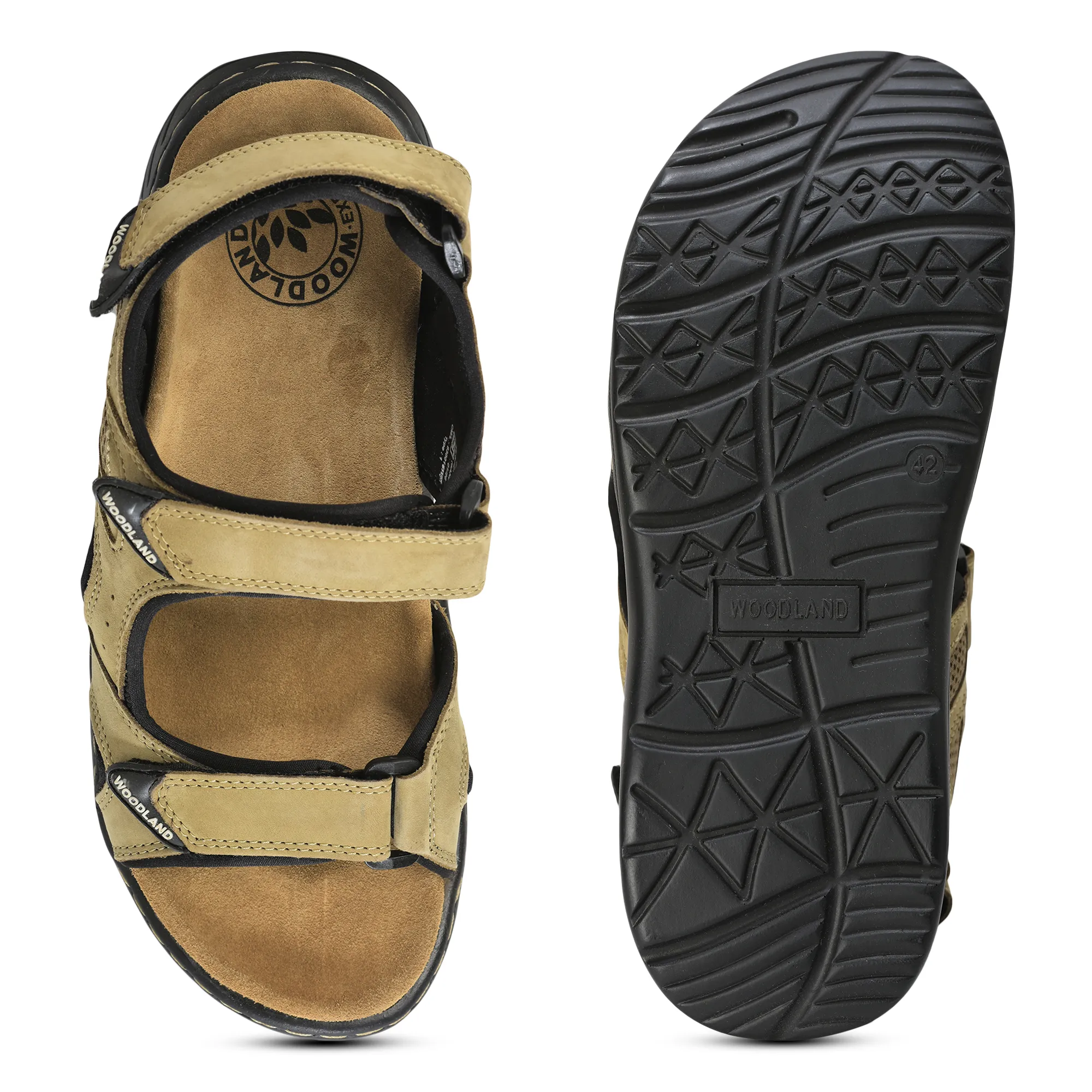 Adventure Dubai Khaki Sandals for Men - Thumbnail 6