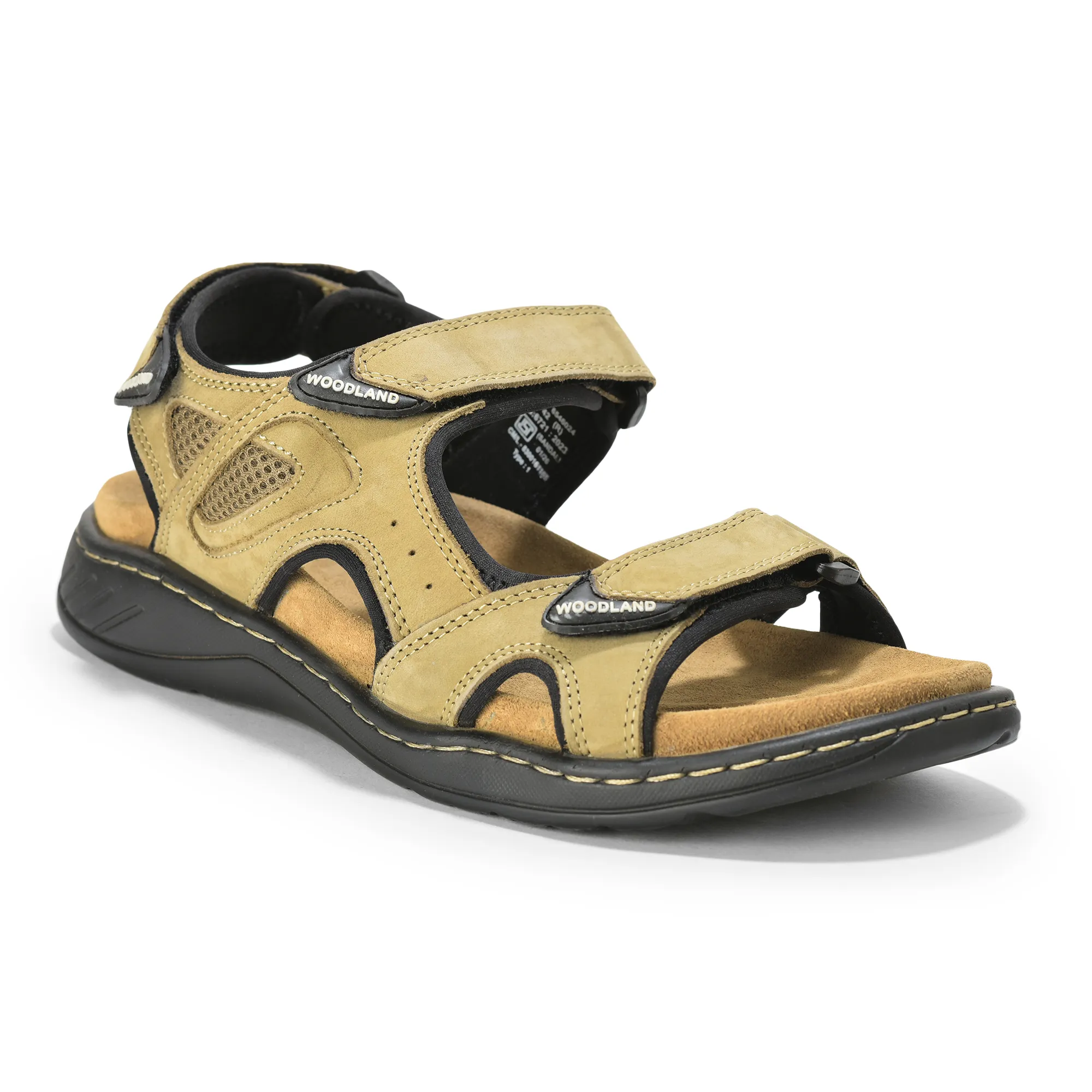 Adventure Dubai Khaki Sandals for Men - Thumbnail 7