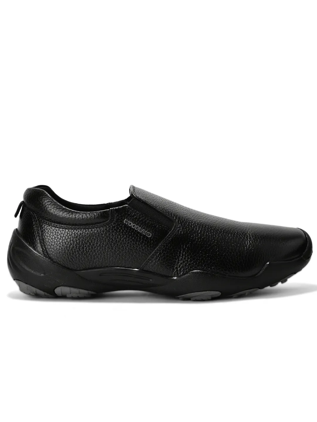 Woodland Men Black Softy Print Casual Shoes - Thumbnail 2