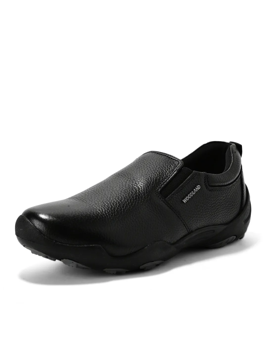 Woodland Men Black Softy Print Casual Shoes - Thumbnail 11